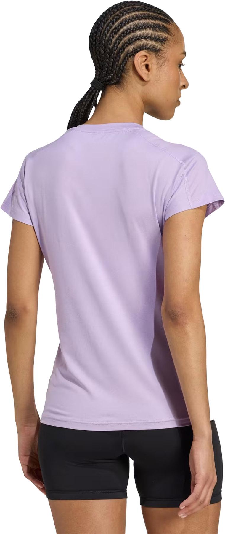Product gallery image number 3 for product T-shirt à col en V AEROREADY Train Essentials Minimal Branding - Femme