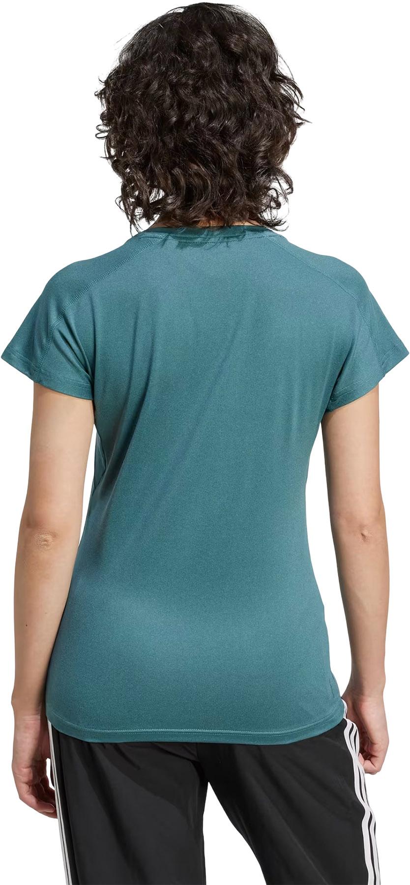 Product gallery image number 4 for product AEROREADY Train Essentials Minimal Branding V-Neck T-Shirt - Women's