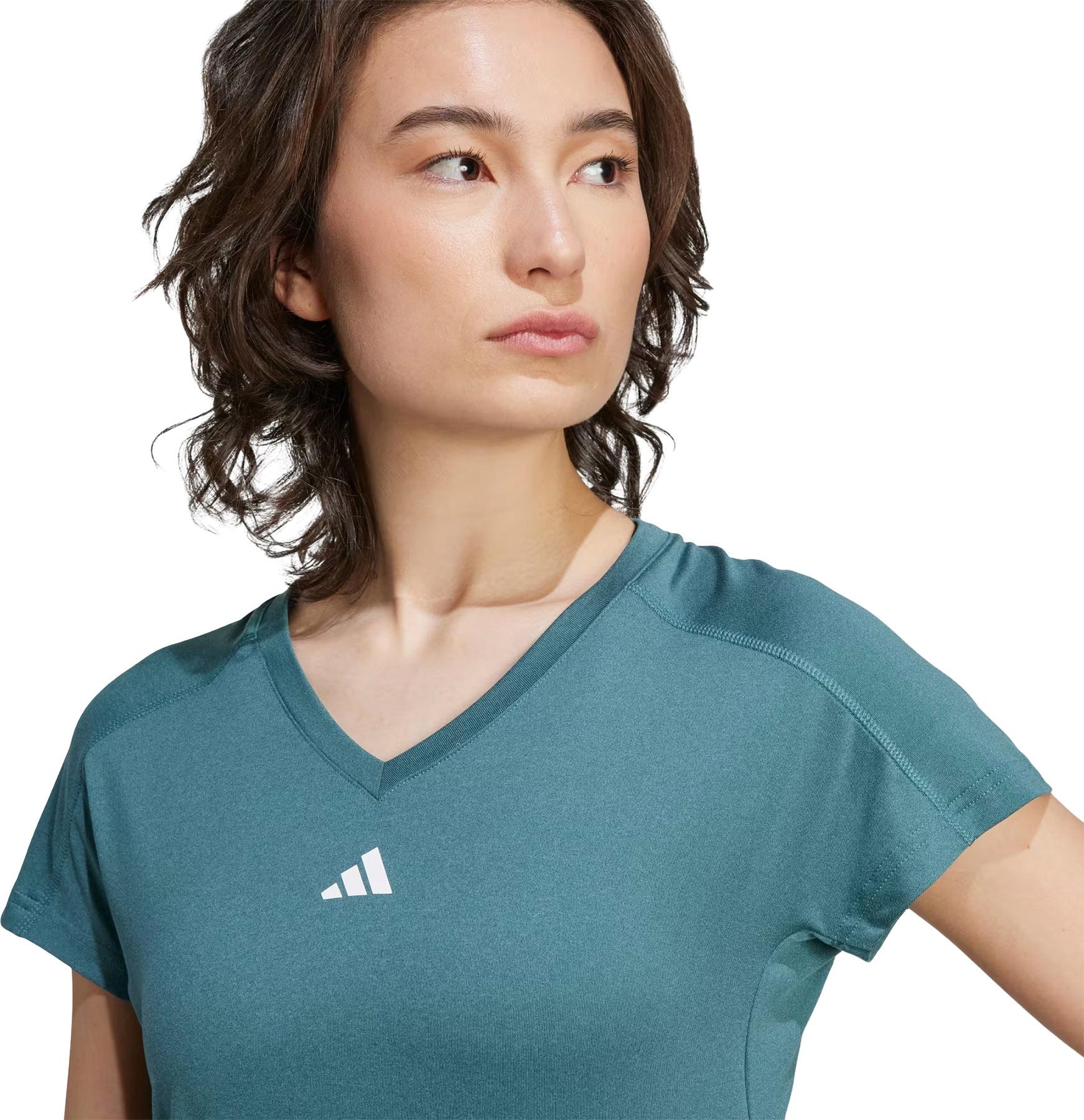 Product gallery image number 2 for product AEROREADY Train Essentials Minimal Branding V-Neck T-Shirt - Women's