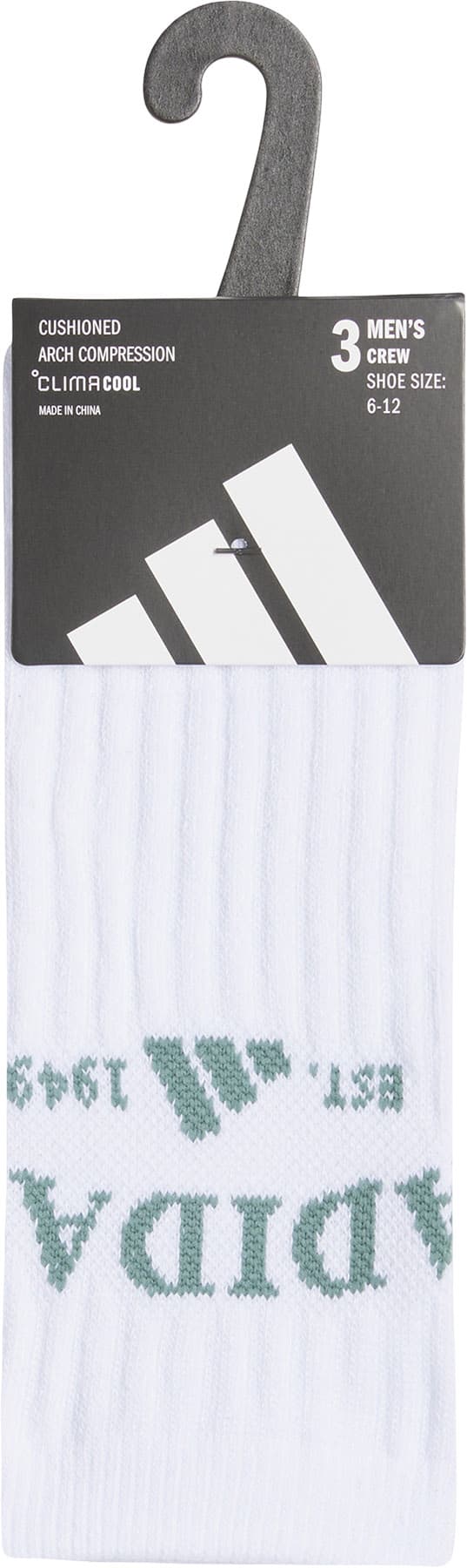 Product gallery image number 2 for product Foundation Sport Crew Socks - 3-Pack - Men's
