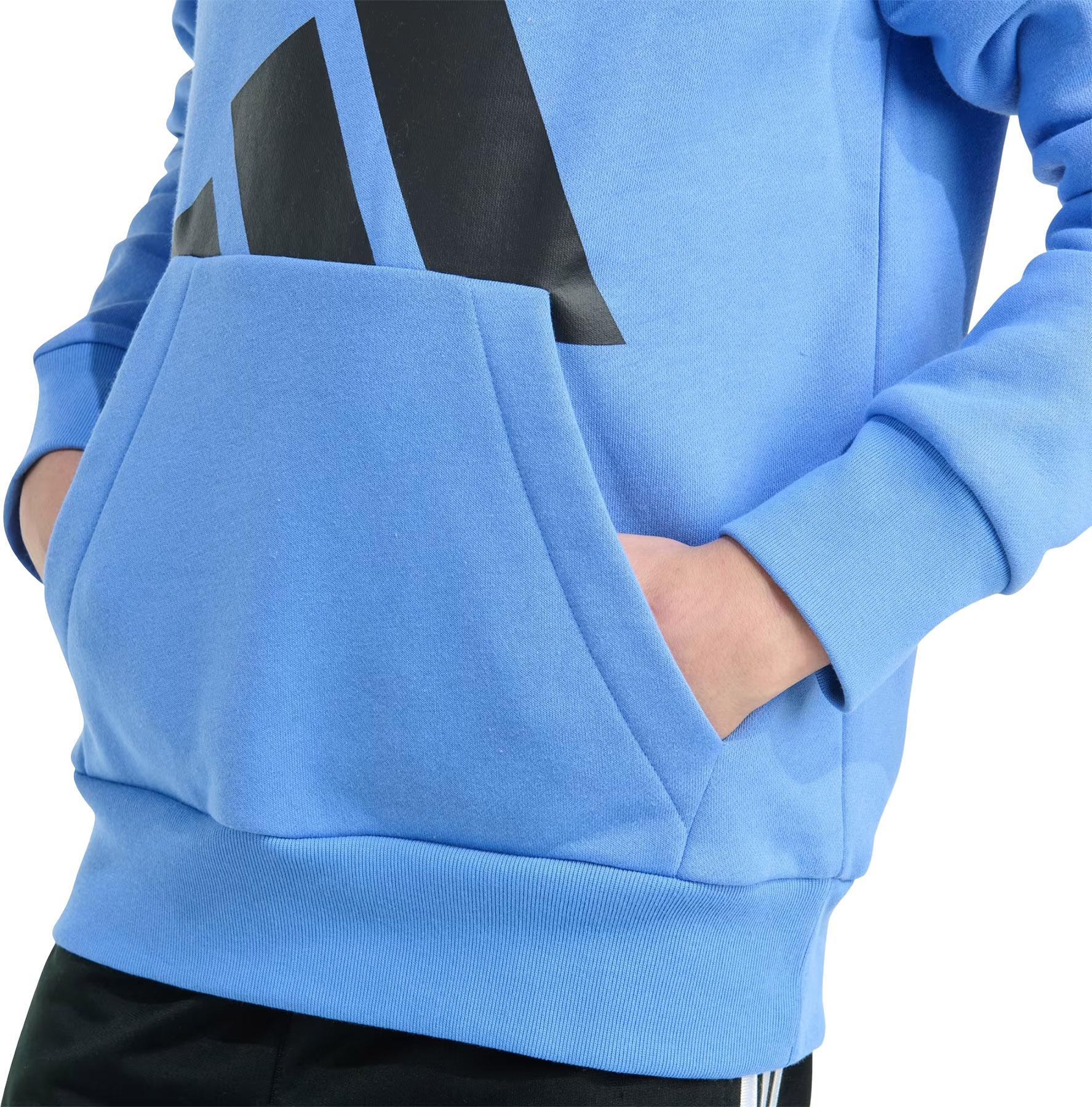 Product gallery image number 3 for product Essential Big Logo Fleece Long Sleeve Pullover Hoodie - Boys