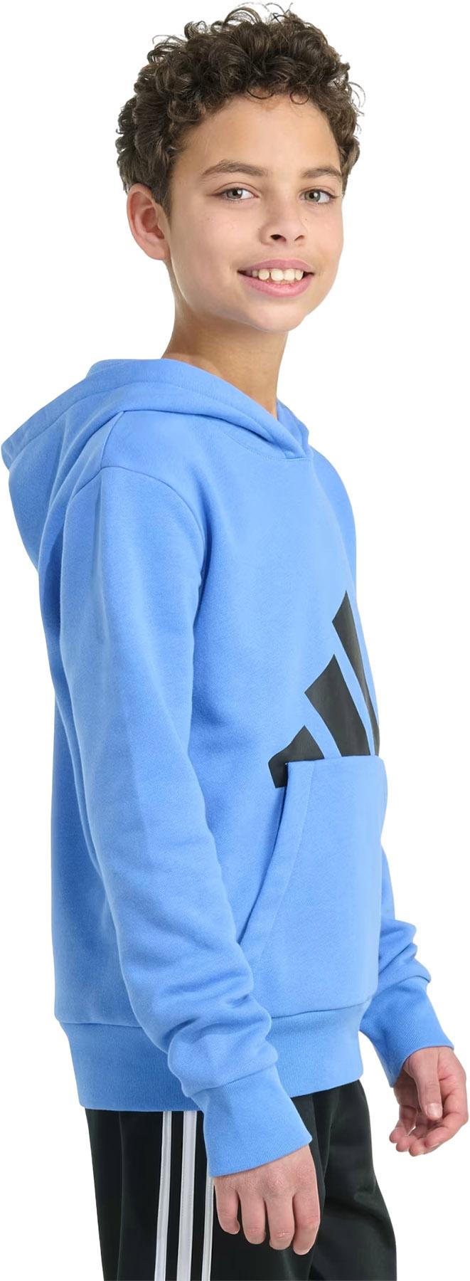Product gallery image number 4 for product Essential Big Logo Fleece Long Sleeve Pullover Hoodie - Boys