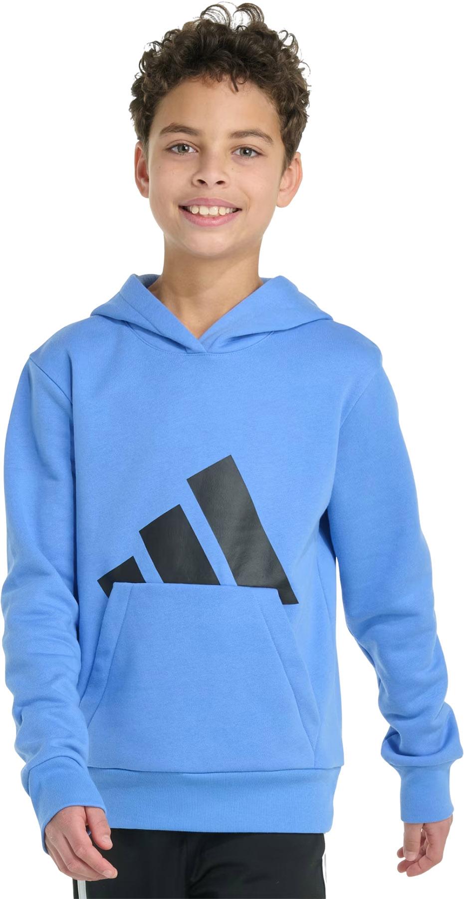 Product image for Essential Big Logo Fleece Long Sleeve Pullover Hoodie - Boys