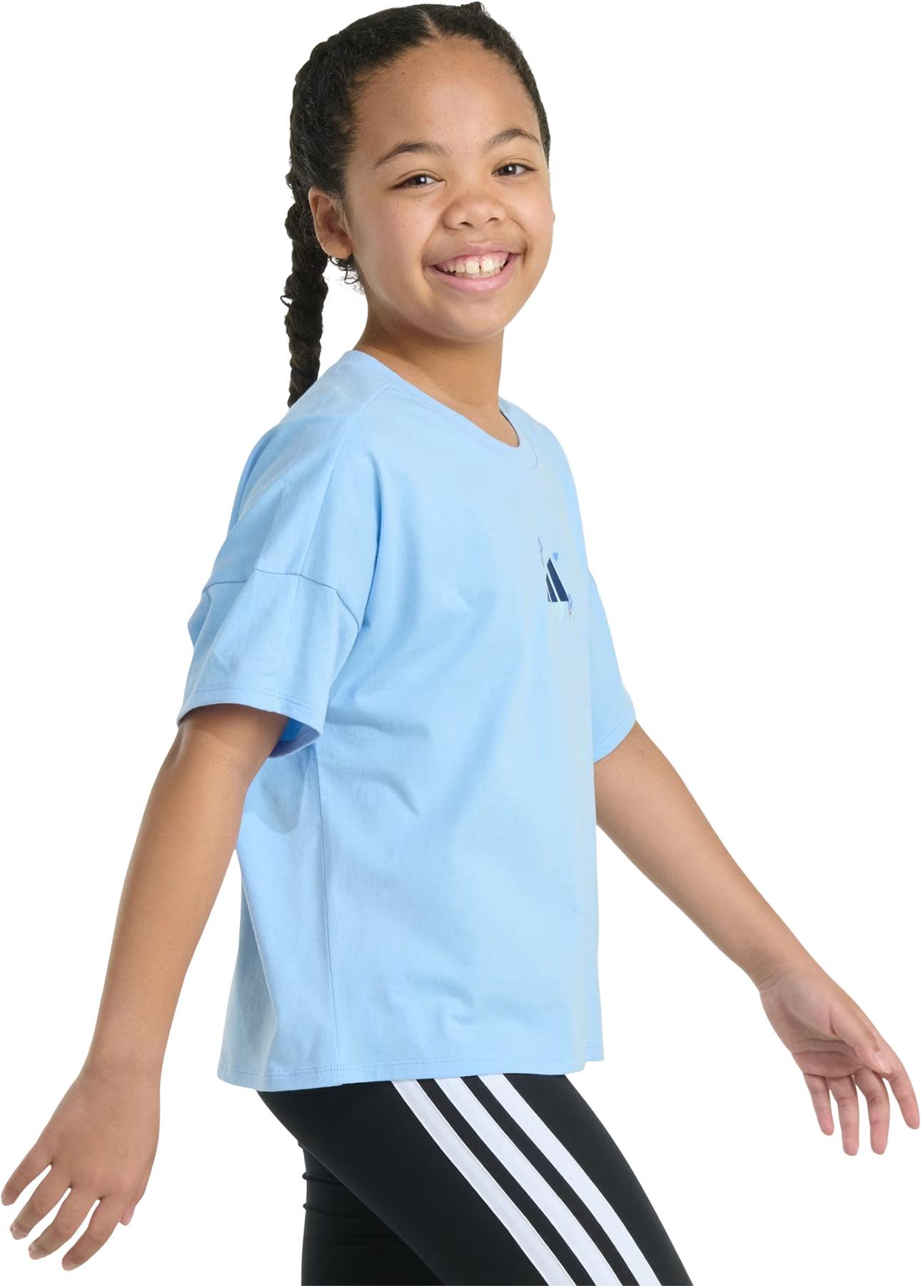 Product gallery image number 3 for product Short Sleeve Drop Shoulder T-Shirt - Girls