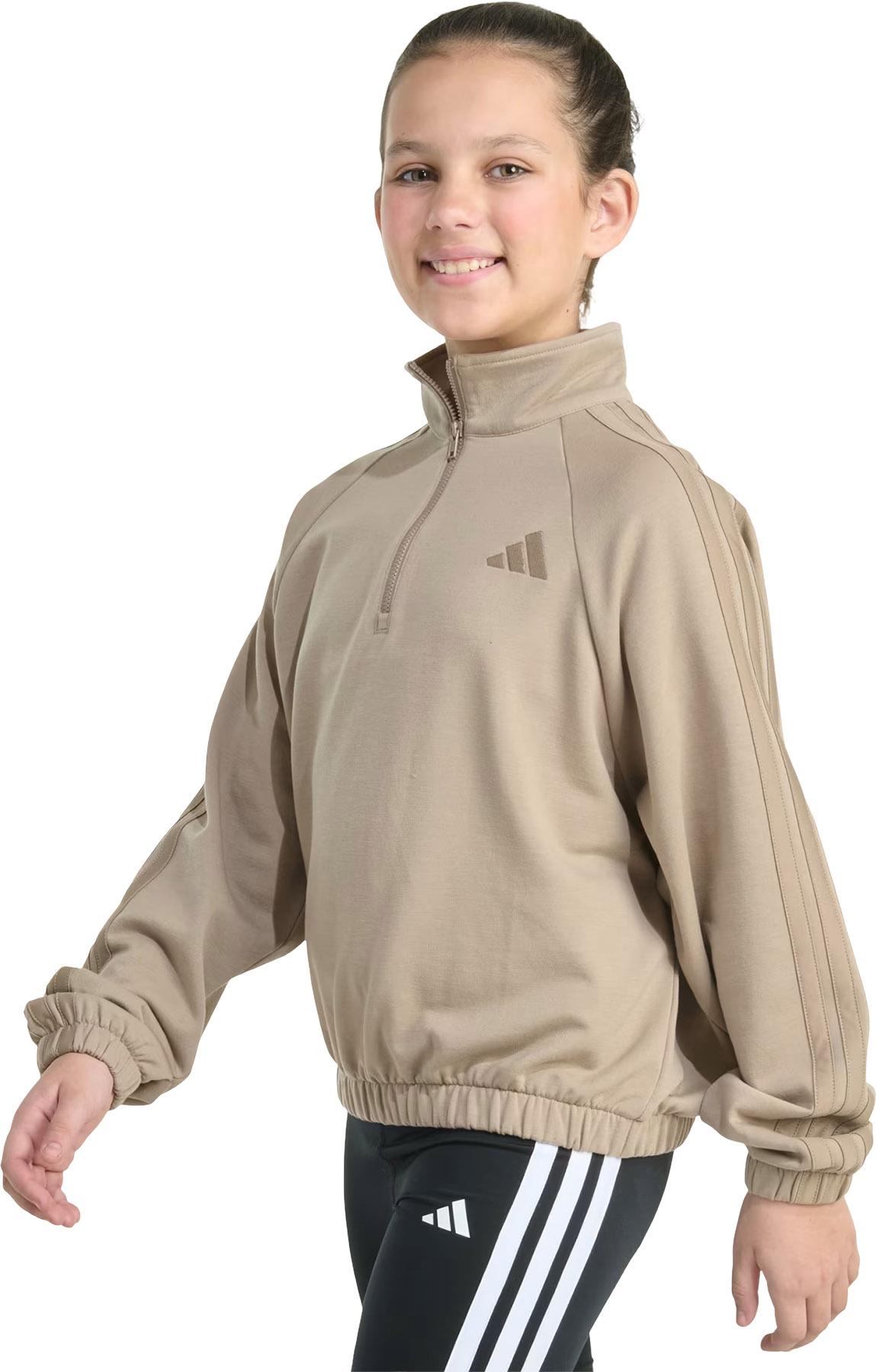 Product gallery image number 3 for product Chandail d’entraînement à manches longues et glissière 1/4 - Fille