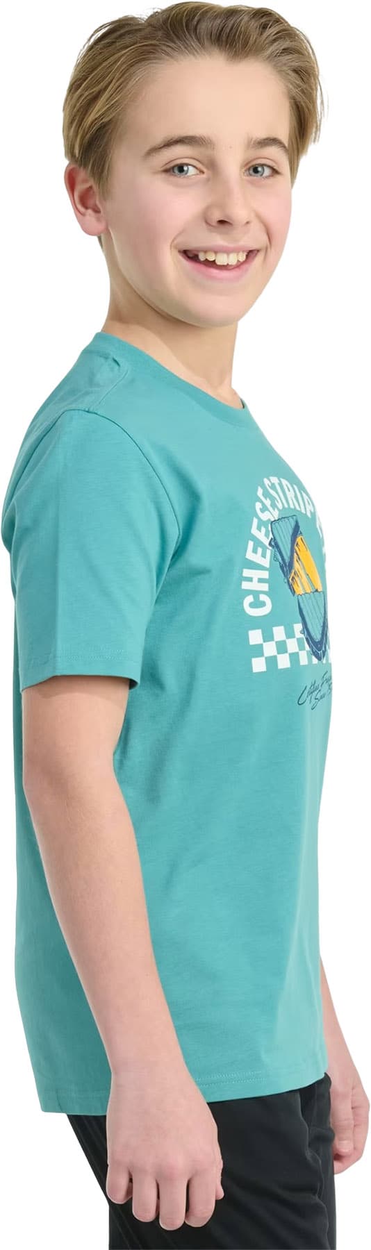 Product gallery image number 2 for product Cheese Stripe Life Short Sleeve T-Shirt - Boys