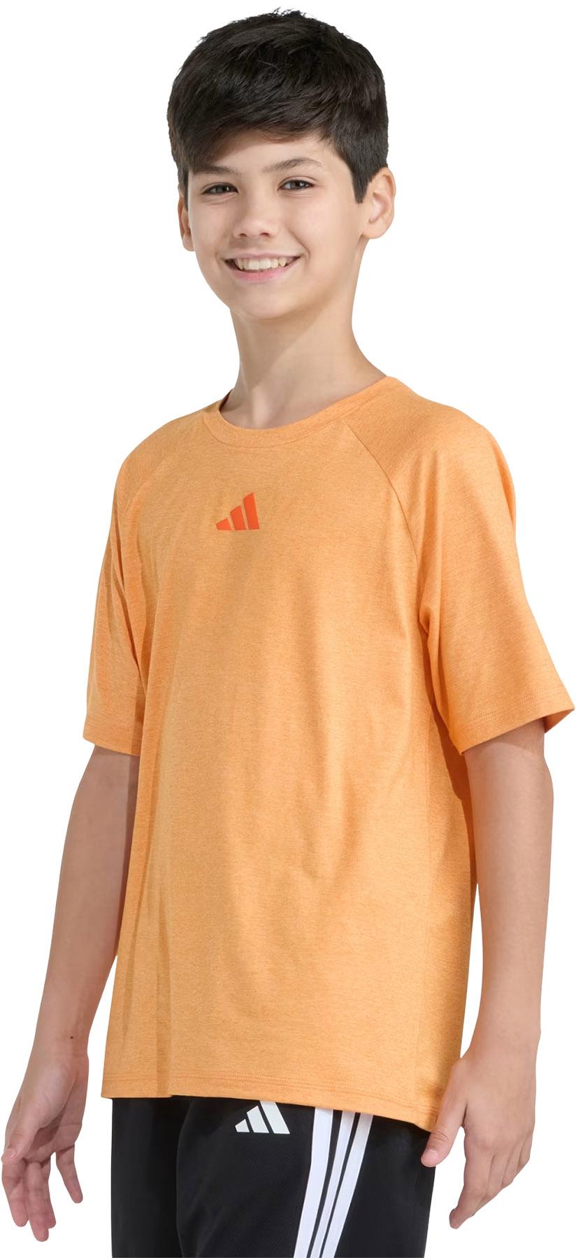 Image de produit pour T-shirt raglan en polyester à manches courtes - Garçon