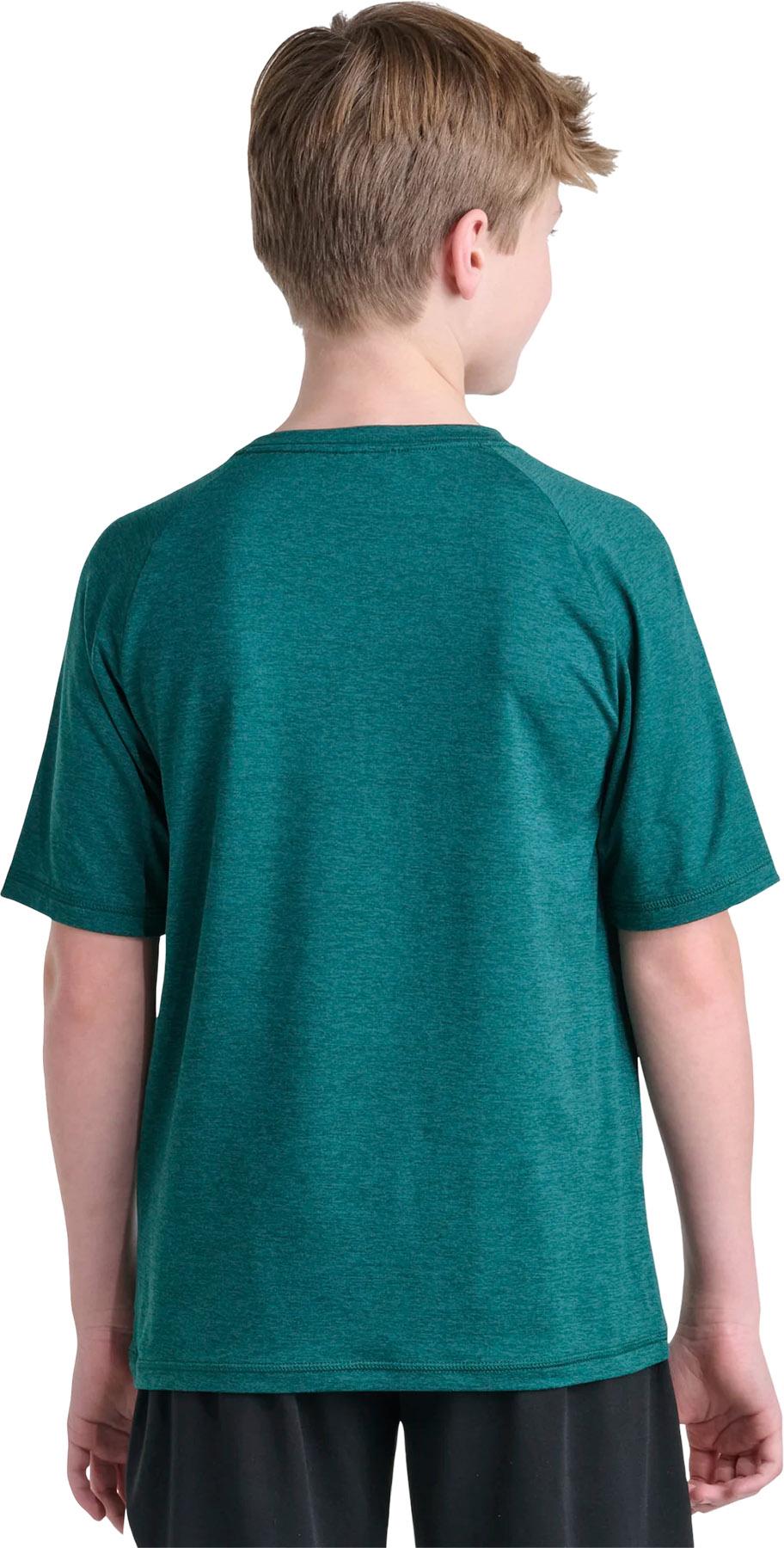 Product gallery image number 4 for product Short Sleeve Raglan Mélange T-Shirt - Kids