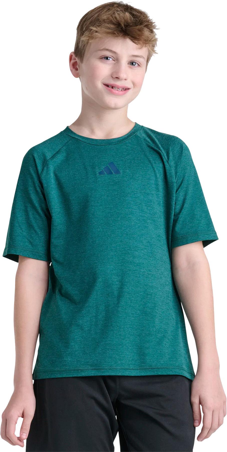 Product gallery image number 2 for product Short Sleeve Raglan Mélange T-Shirt - Kids