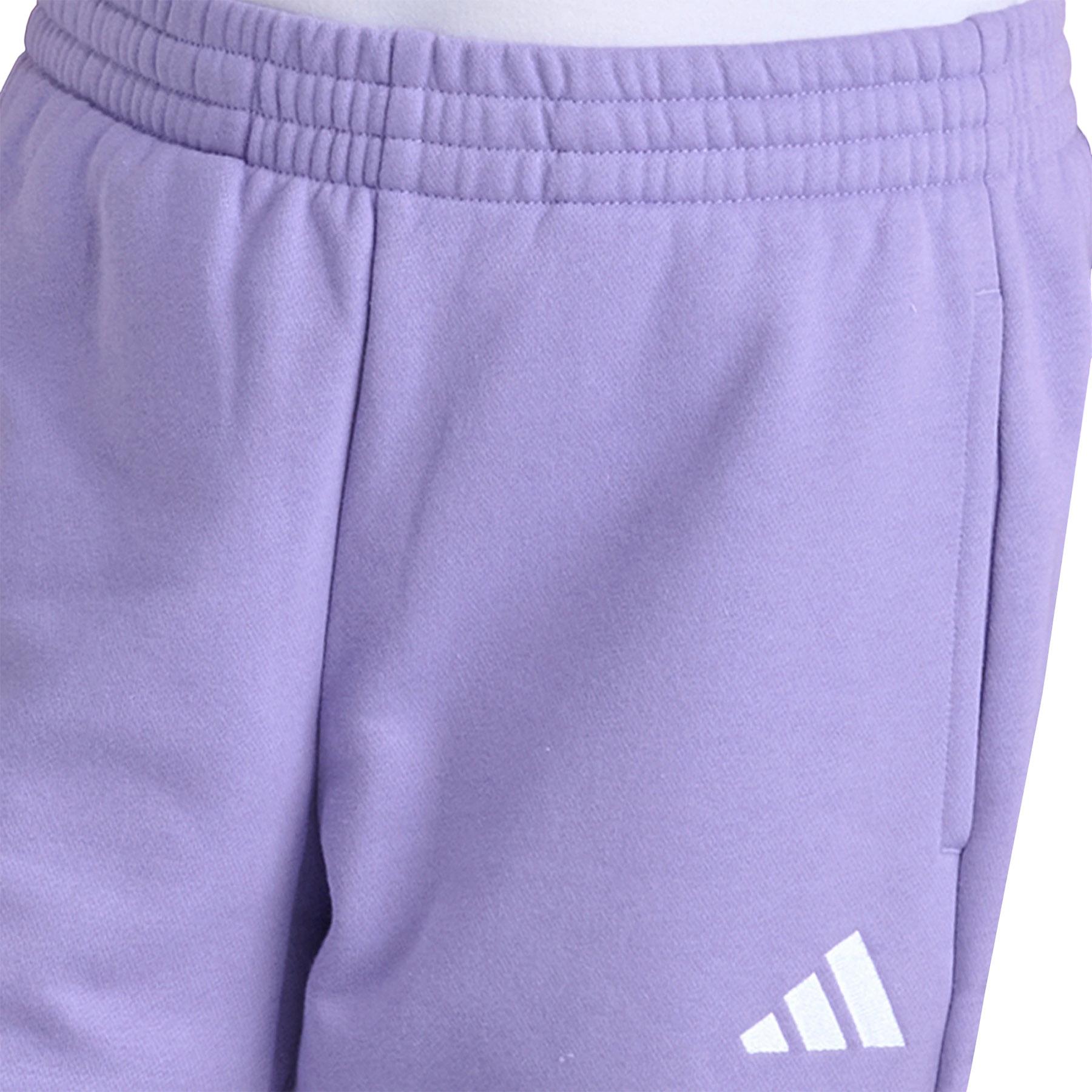 Numéro de l'image de la galerie de produits 5 pour le produit Pantalon de jogging ample à taille élastique avec logo discret - Jeune fille