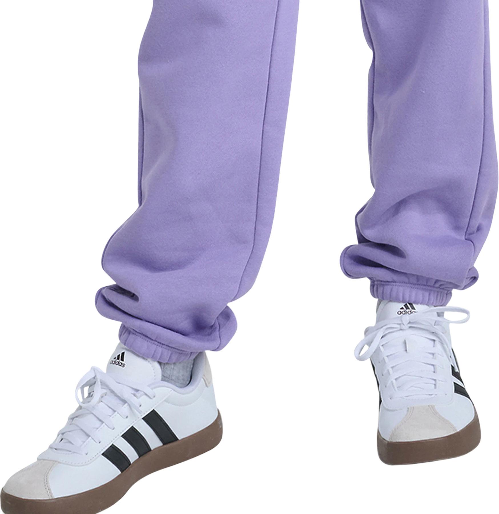Numéro de l'image de la galerie de produits 4 pour le produit Pantalon de jogging ample à taille élastique avec logo discret - Jeune fille