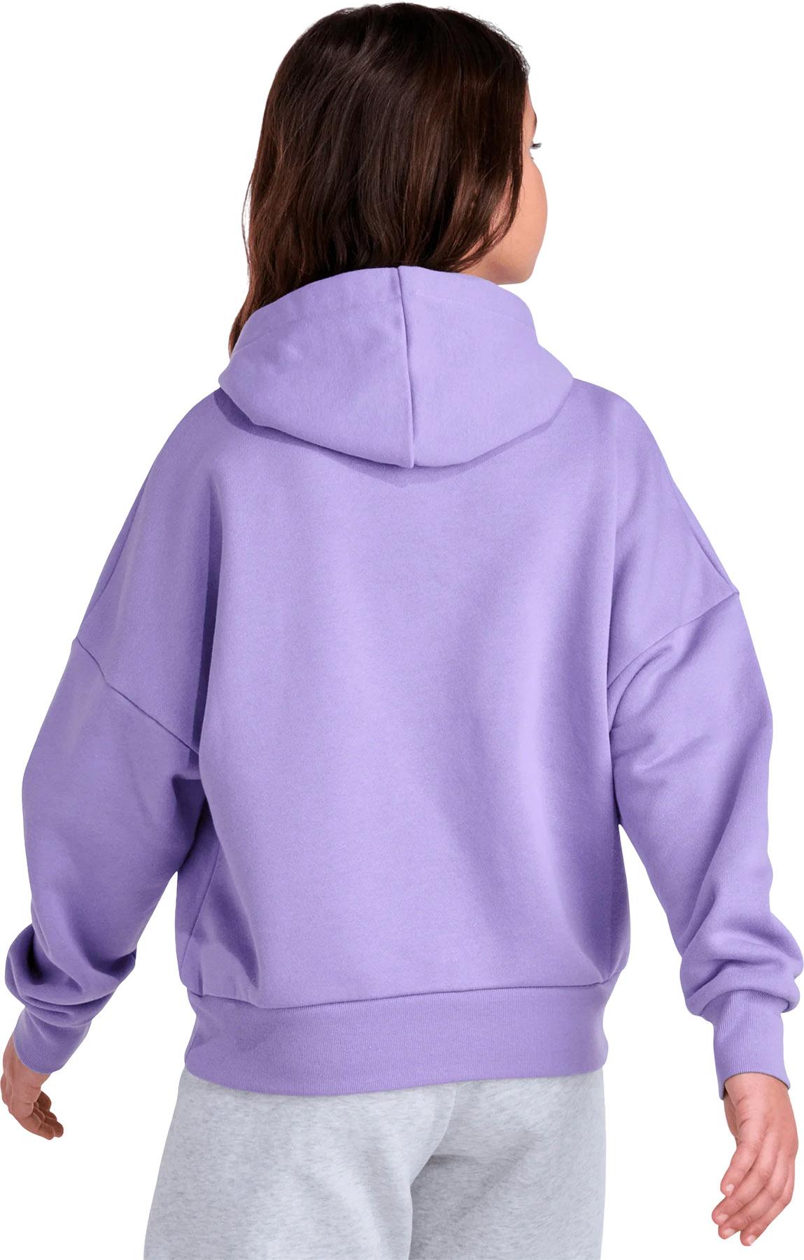 Product gallery image number 2 for product Minimal Logo Fleece Hoodie - Girls