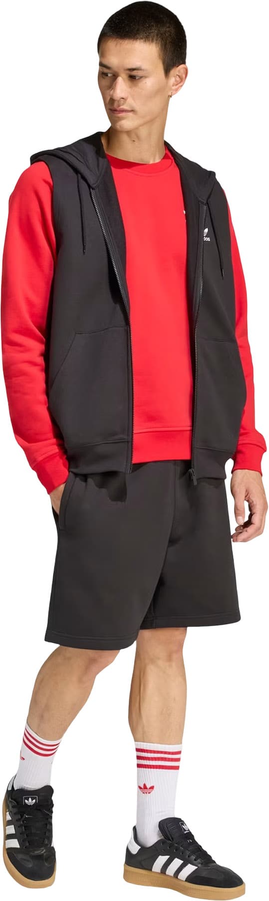 Product gallery image number 2 for product Trefoil Essentials Fleece Shorts 7" - Men's