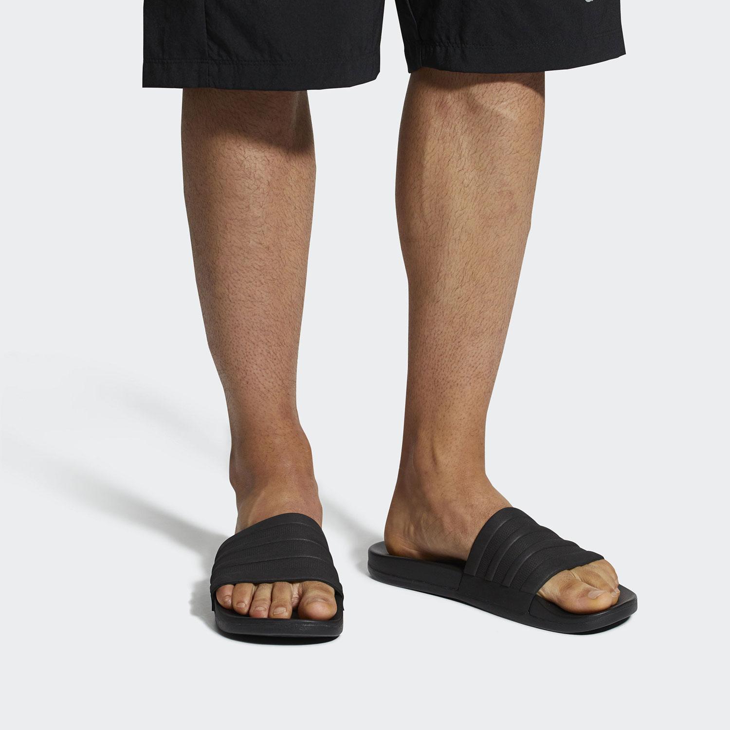 Product gallery image number 10 for product Adilette Cloudfoam Plus Mono Slides - Men's