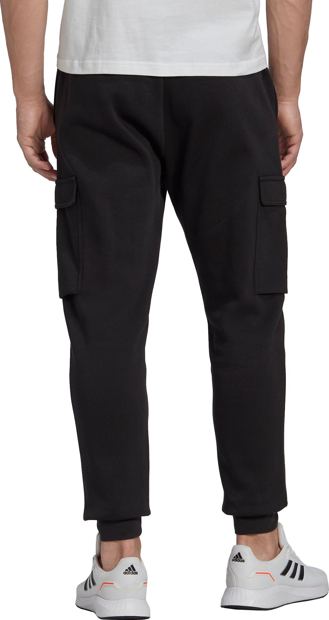 Product gallery image number 2 for product Essentials Fleece Regular Tapered Cargo Joggers - Men's