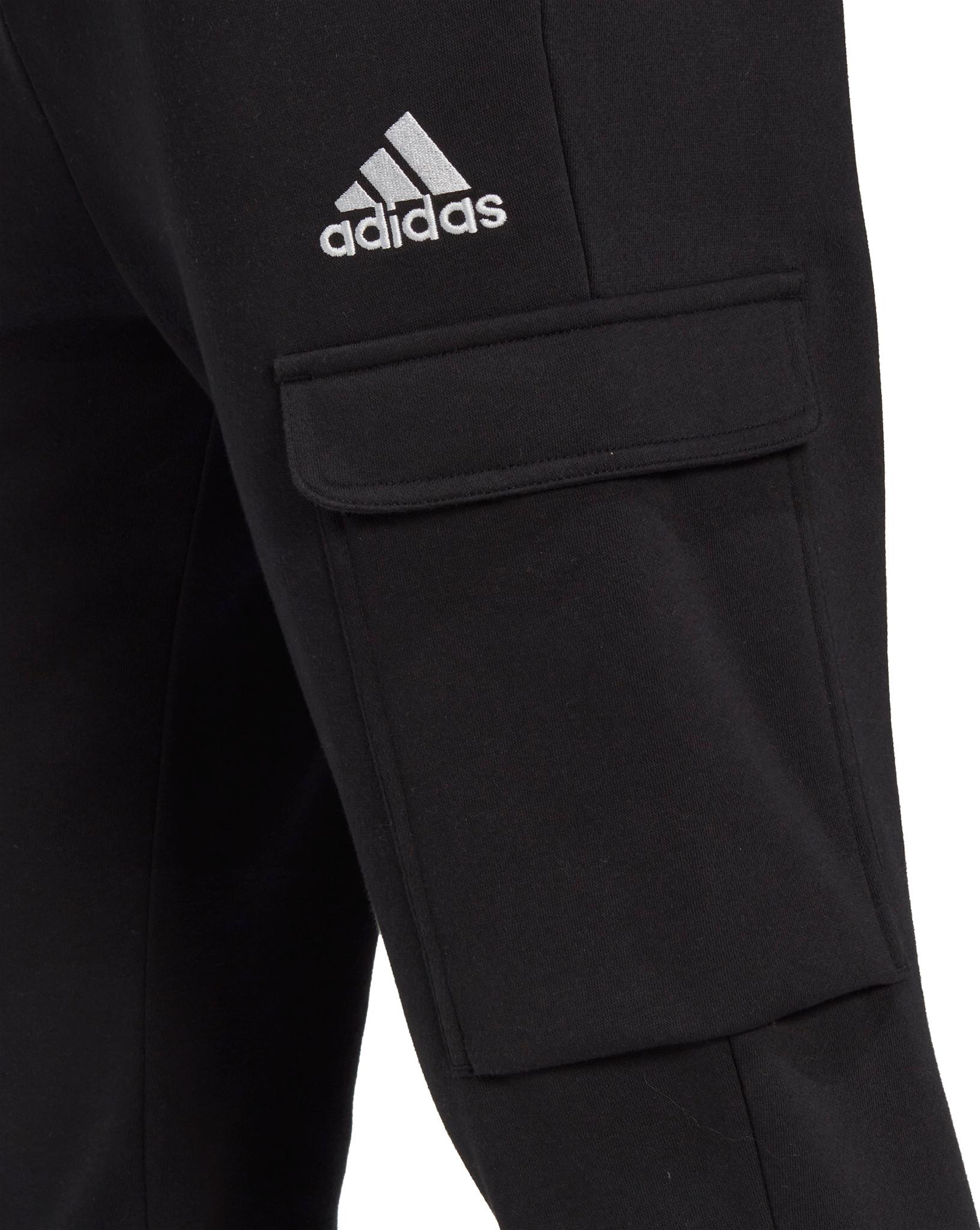 Product gallery image number 3 for product Essentials Fleece Regular Tapered Cargo Joggers - Men's
