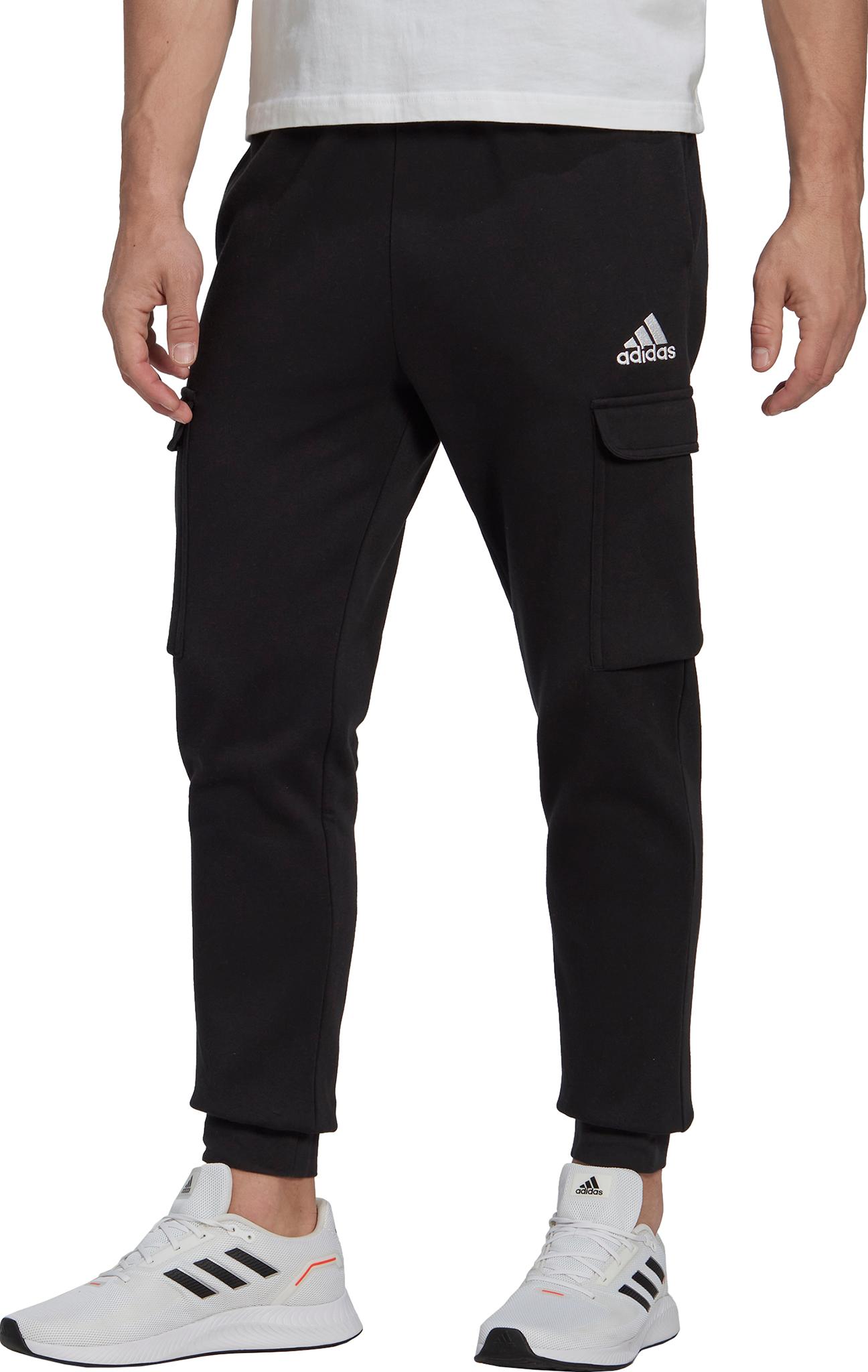 Product gallery image number 5 for product Essentials Fleece Regular Tapered Cargo Joggers - Men's