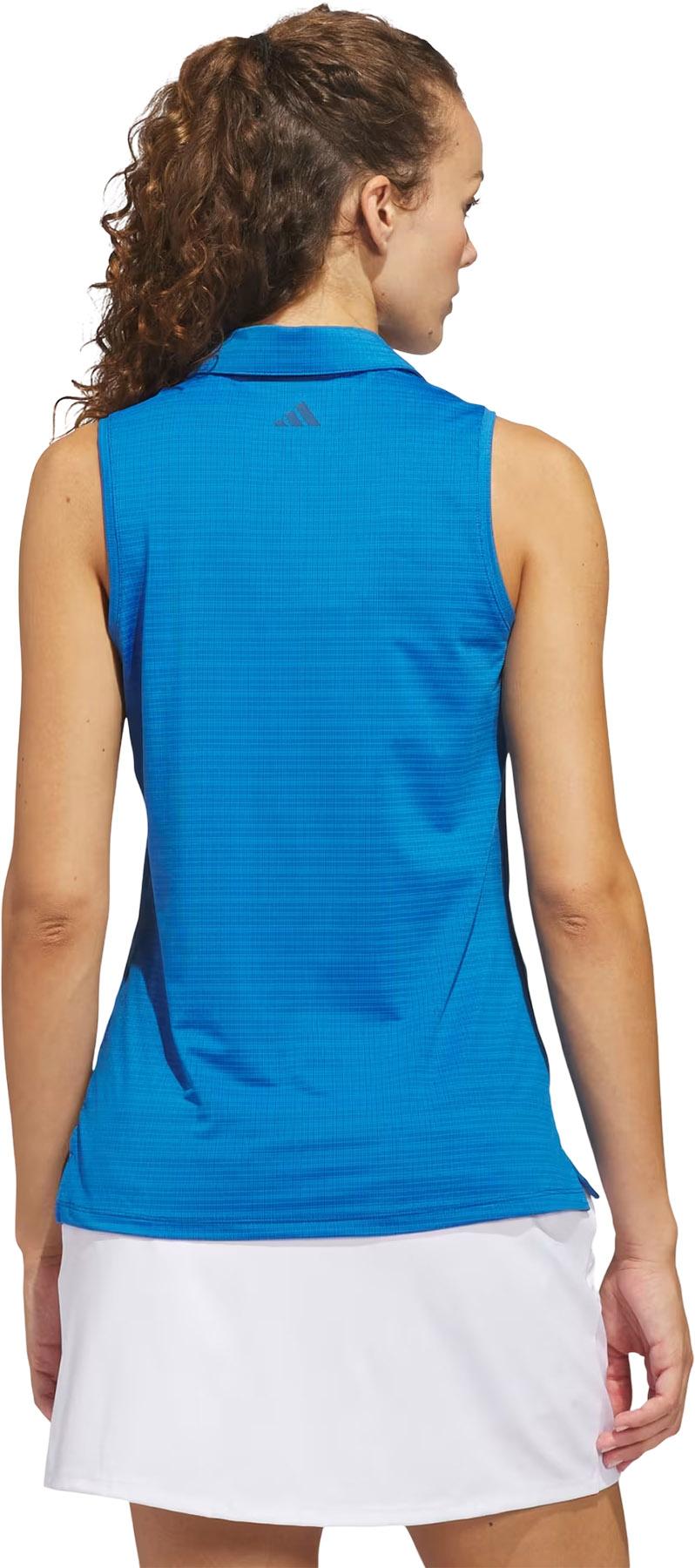 Product gallery image number 4 for product Ultimate365 Jacquard Sleeveless Polo Shirt - Women's
