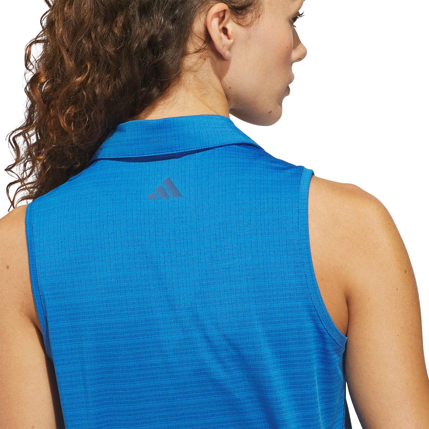 Product gallery image number 3 for product Ultimate365 Jacquard Sleeveless Polo Shirt - Women's