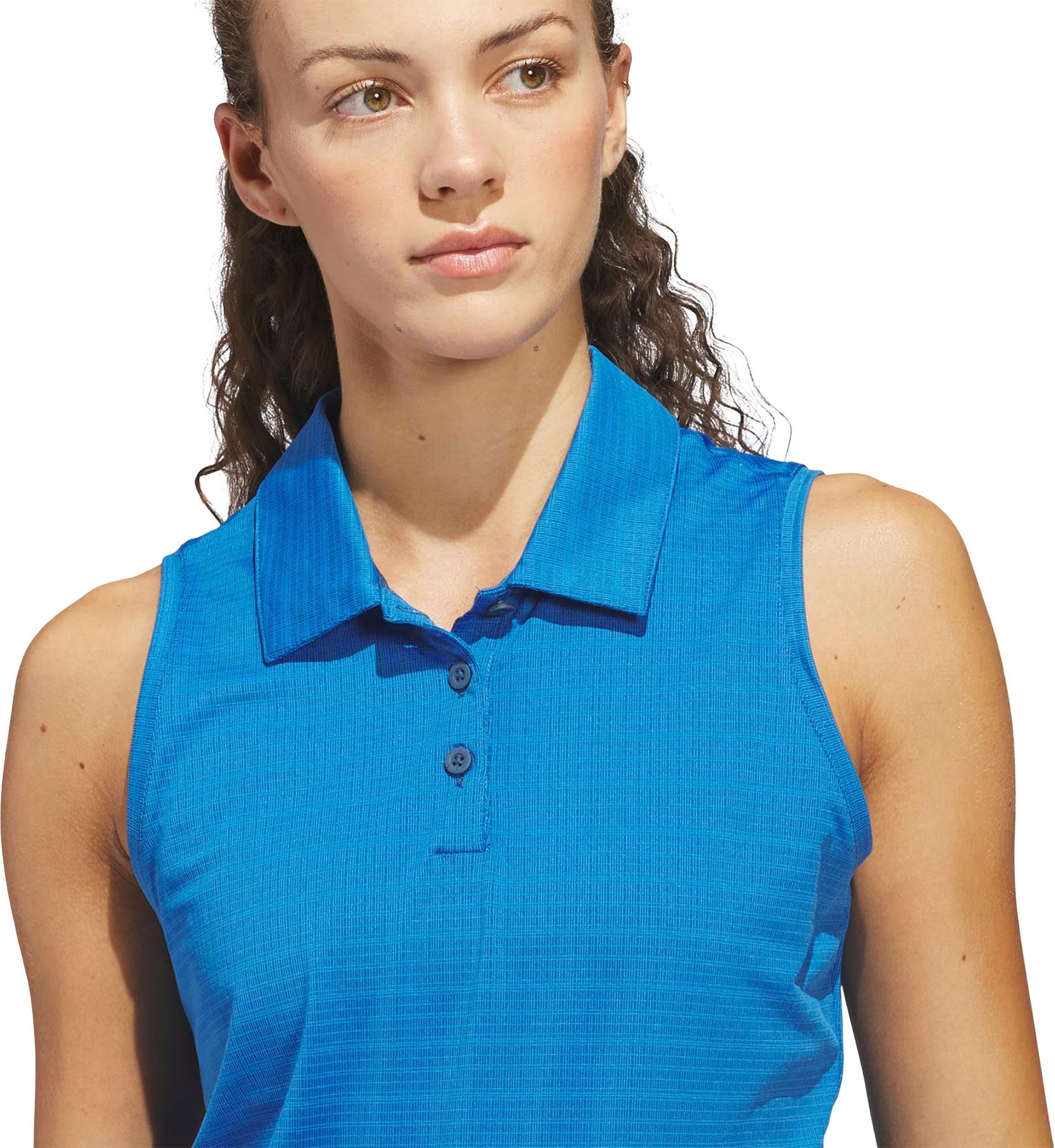 Product gallery image number 2 for product Ultimate365 Jacquard Sleeveless Polo Shirt - Women's