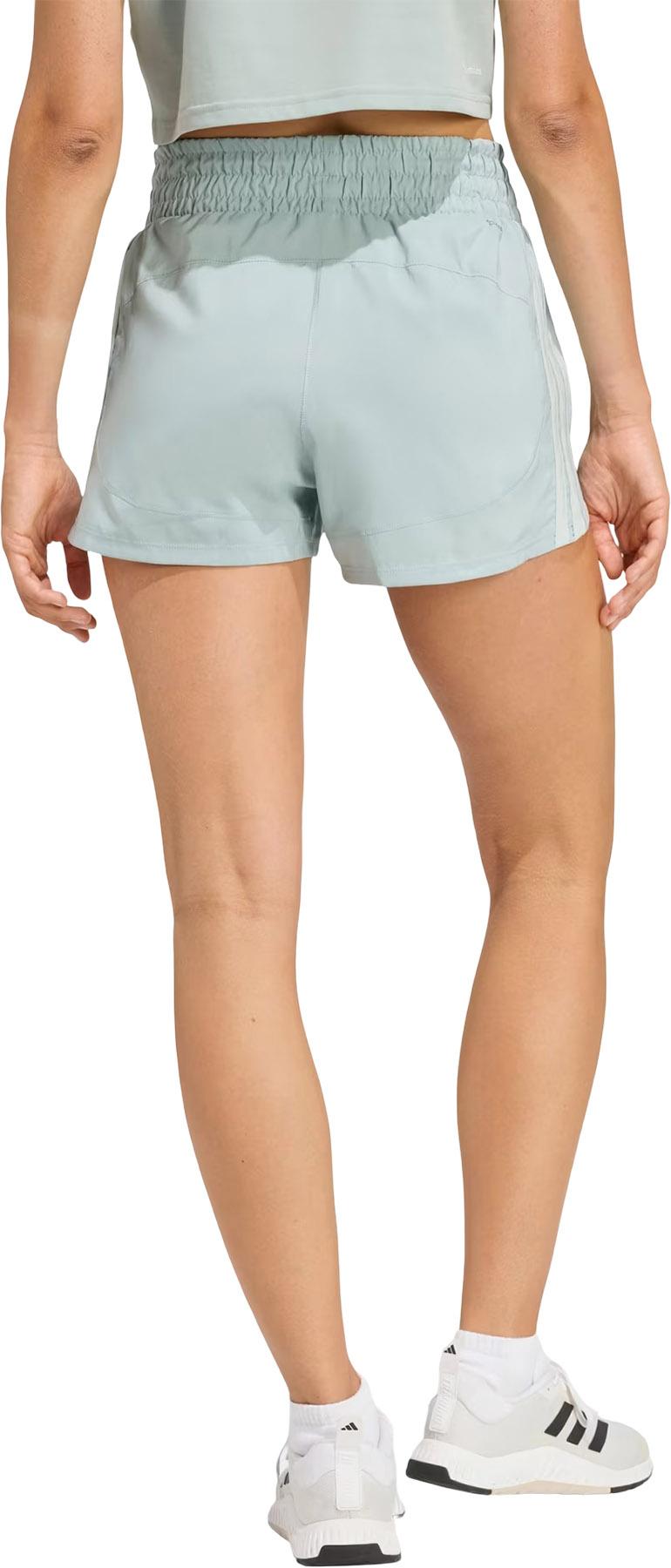 Product gallery image number 3 for product Short d'entraînement tissé taille haute Pacer - Femme