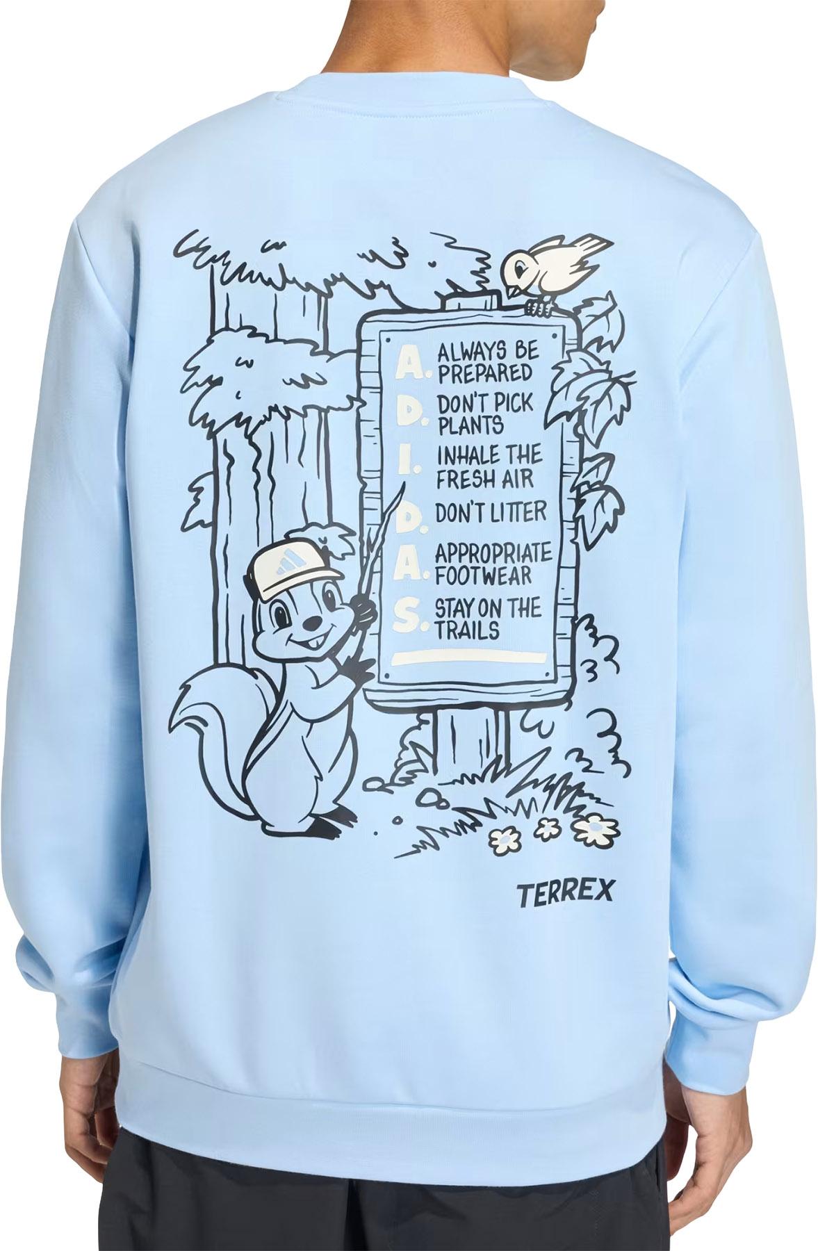 Product gallery image number 5 for product Terrex Trail Rules Crew Neck Graphic Sweatshirt - Unisex