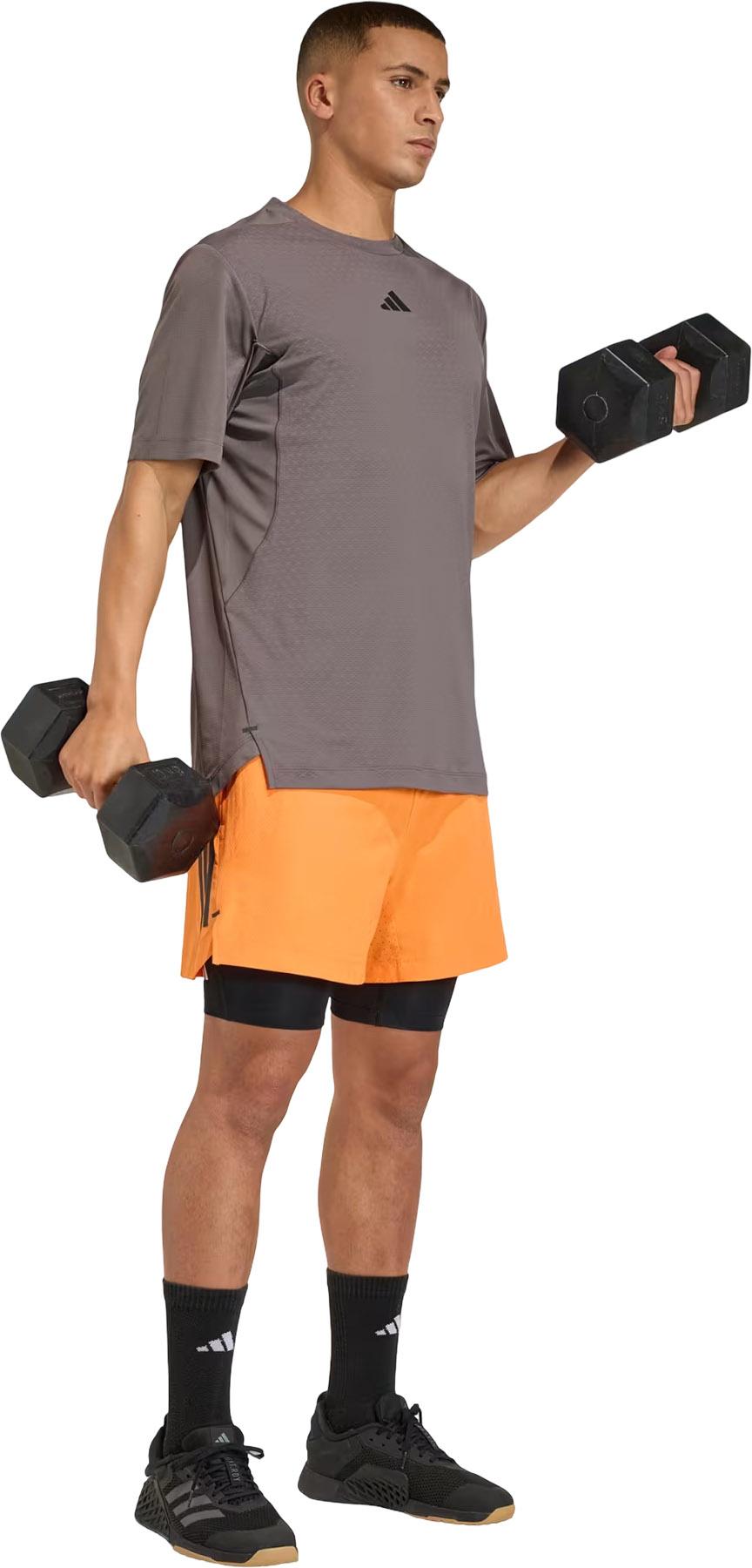 Product gallery image number 7 for product D4T PrimeLift 3 Stripes T-Shirt - Men's
