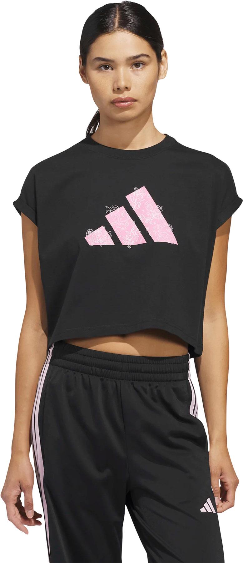 Numéro de l'image de la galerie de produits 3 pour le produit T-shirt Western Florals Big Logo graphic - Femme