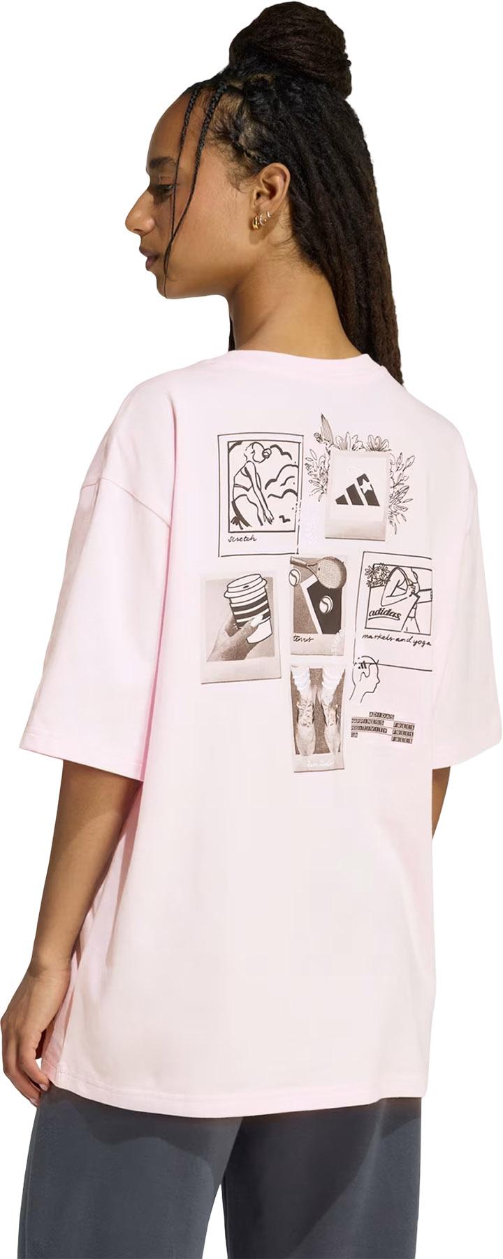 Product image for Mini Embroidery Oversized Graphic T-Shirt - Women's