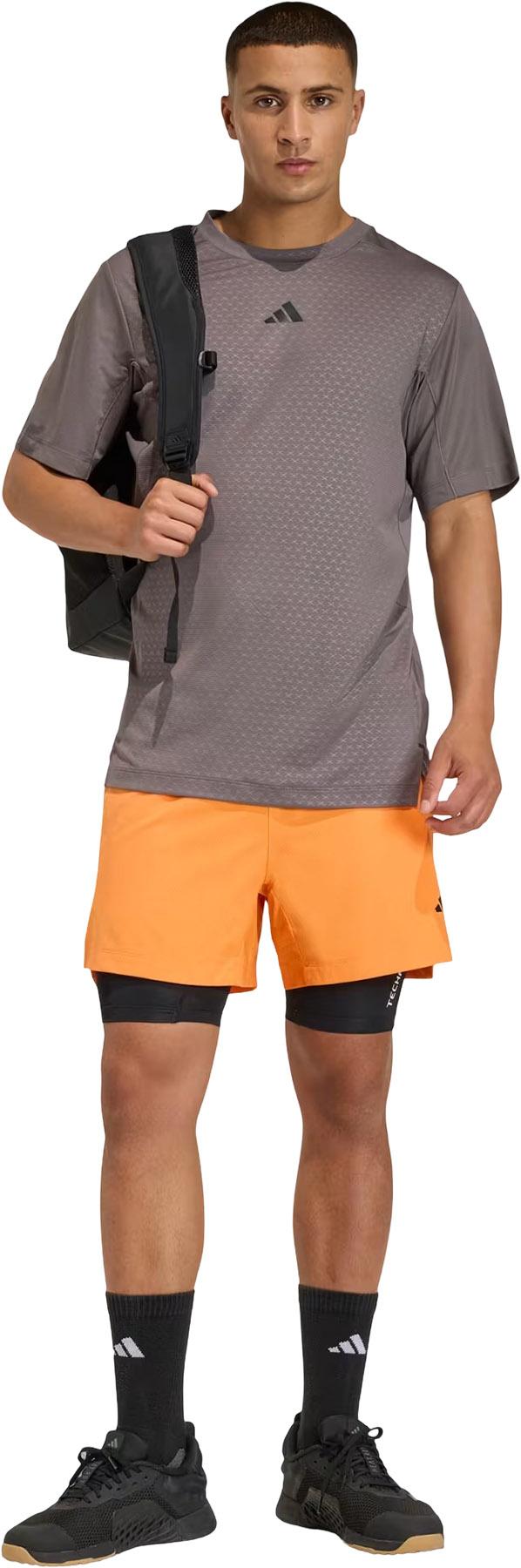 Product gallery image number 6 for product D4T PrimeLift 3 Stripes Shorts - Men's