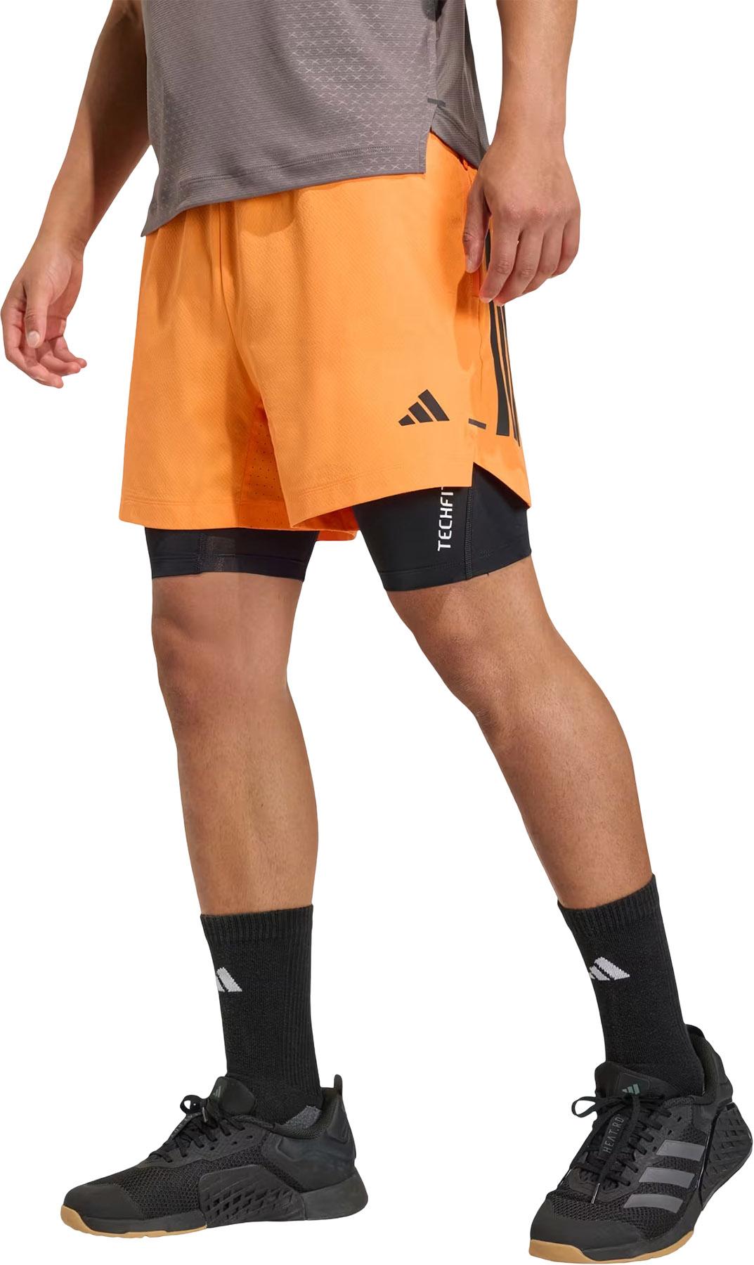 Product gallery image number 5 for product D4T PrimeLift 3 Stripes Shorts - Men's