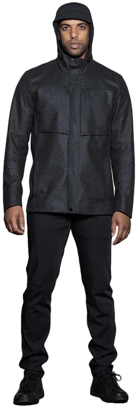 Product gallery image number 3 for product Laminated Wool Jacket - Men's