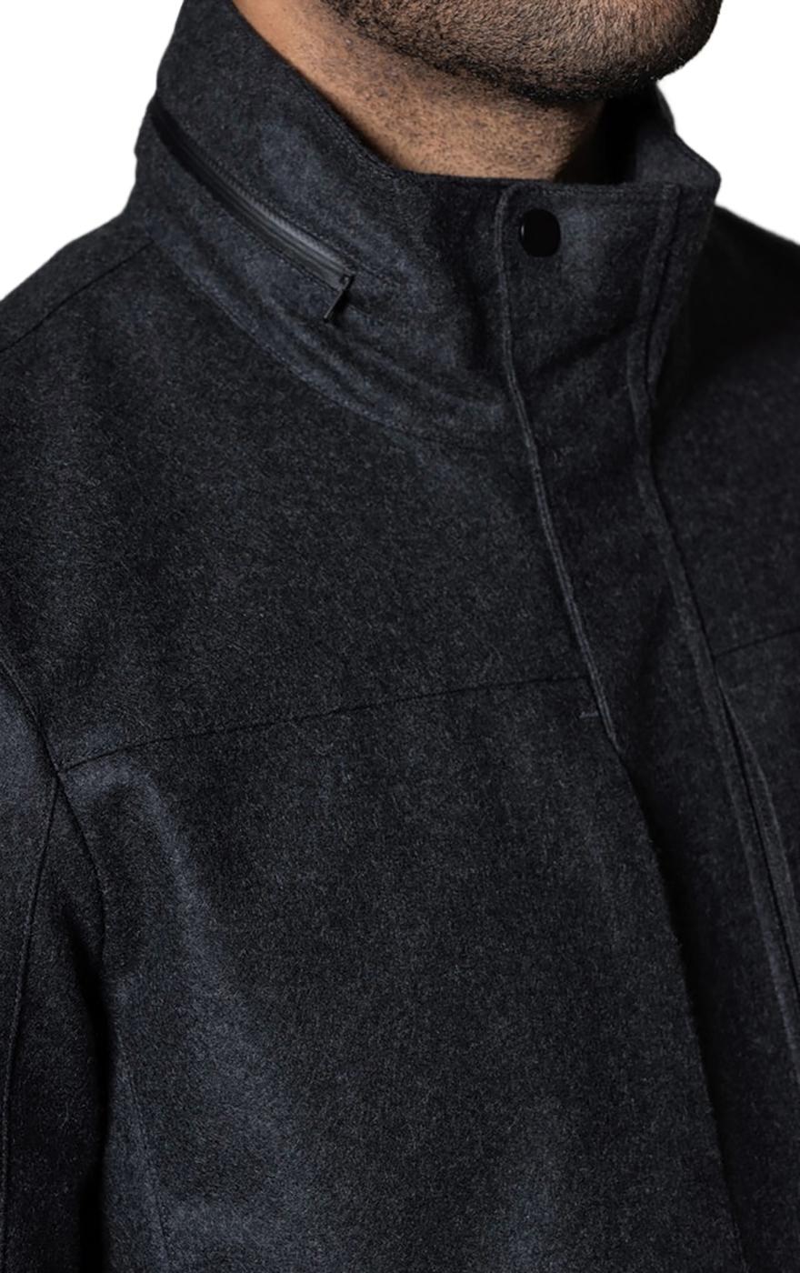 Product gallery image number 2 for product Laminated Wool Jacket - Men's