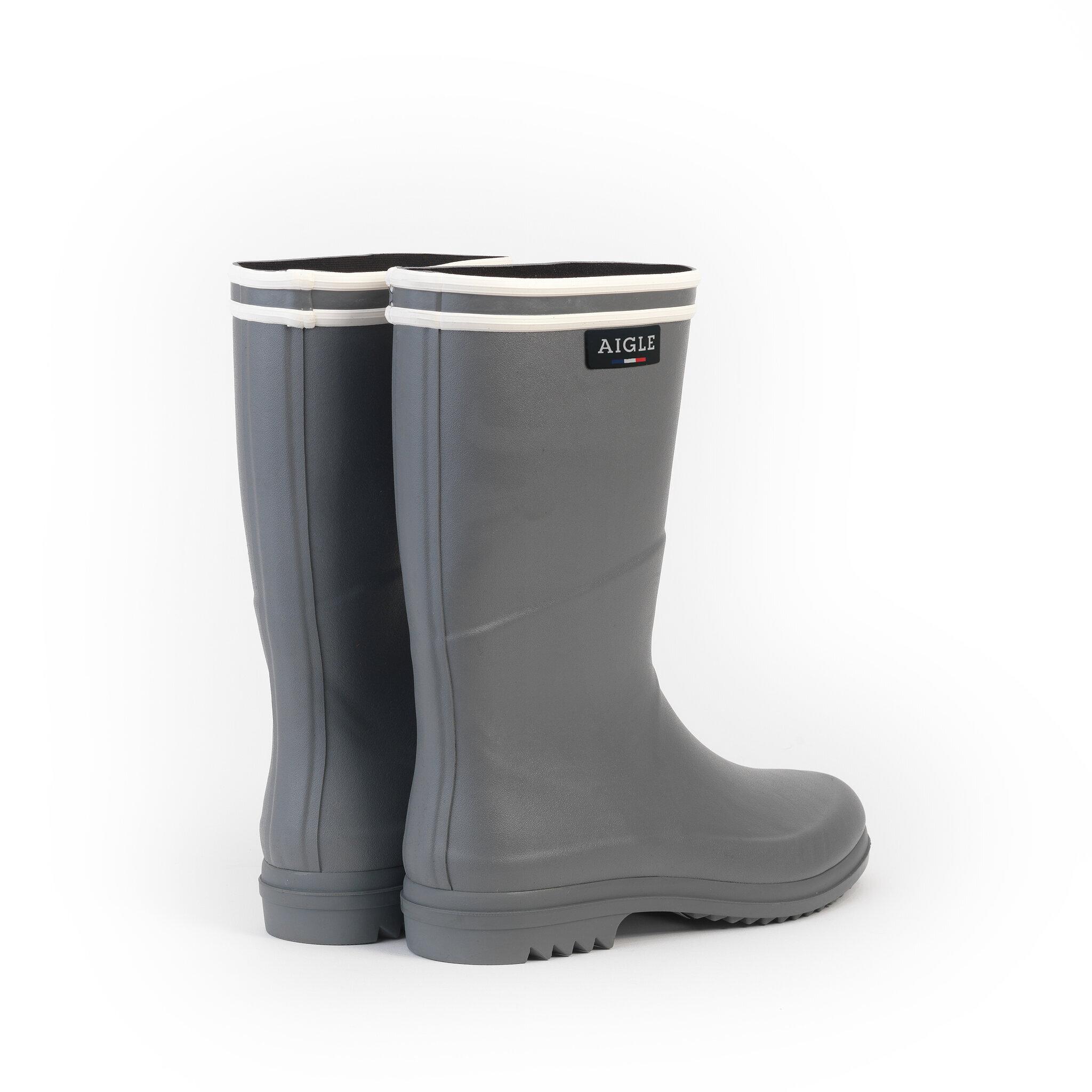 Product gallery image number 2 for product Chanteboot Stripes Rubber Boots - Women's