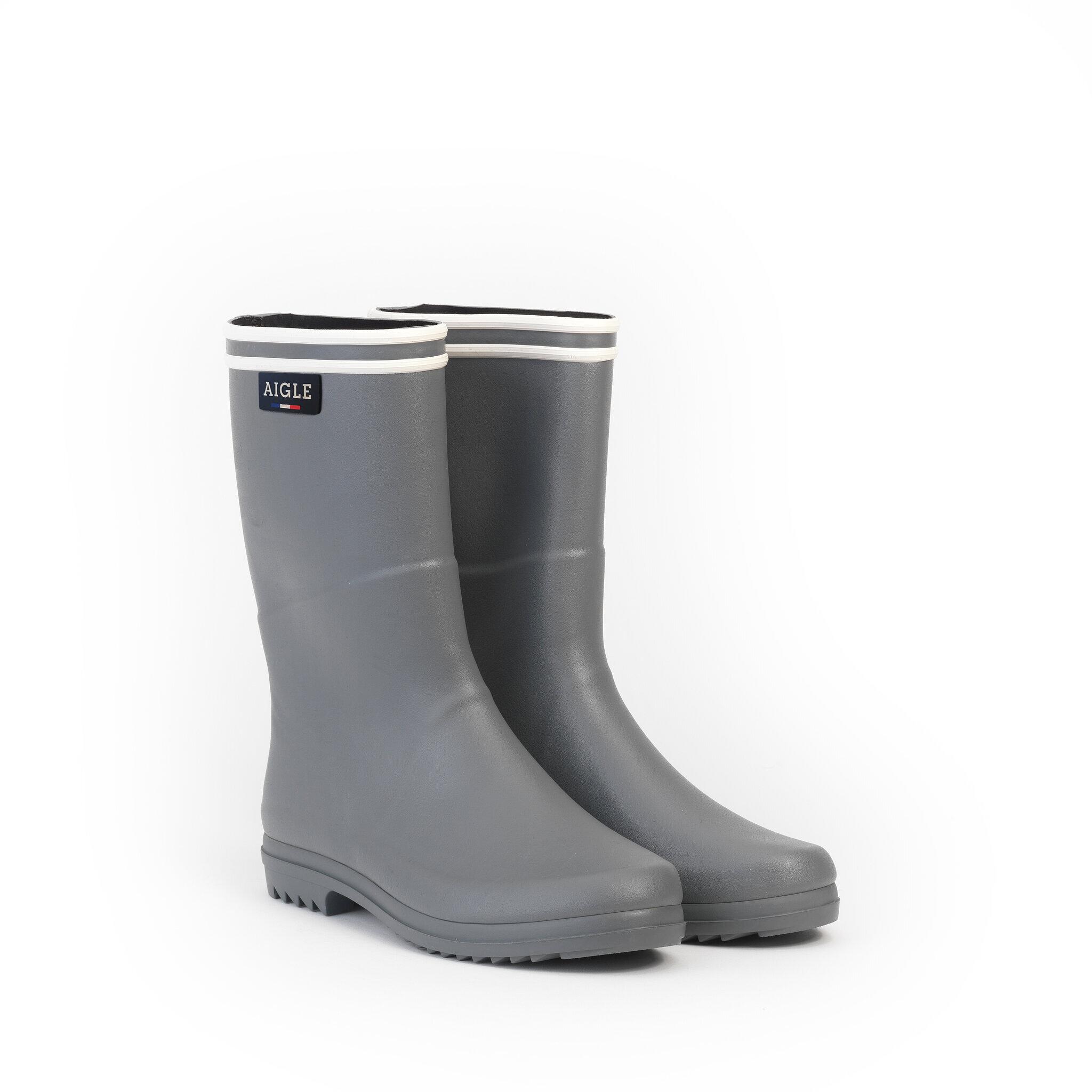 Product gallery image number 3 for product Chanteboot Stripes Rubber Boots - Women's