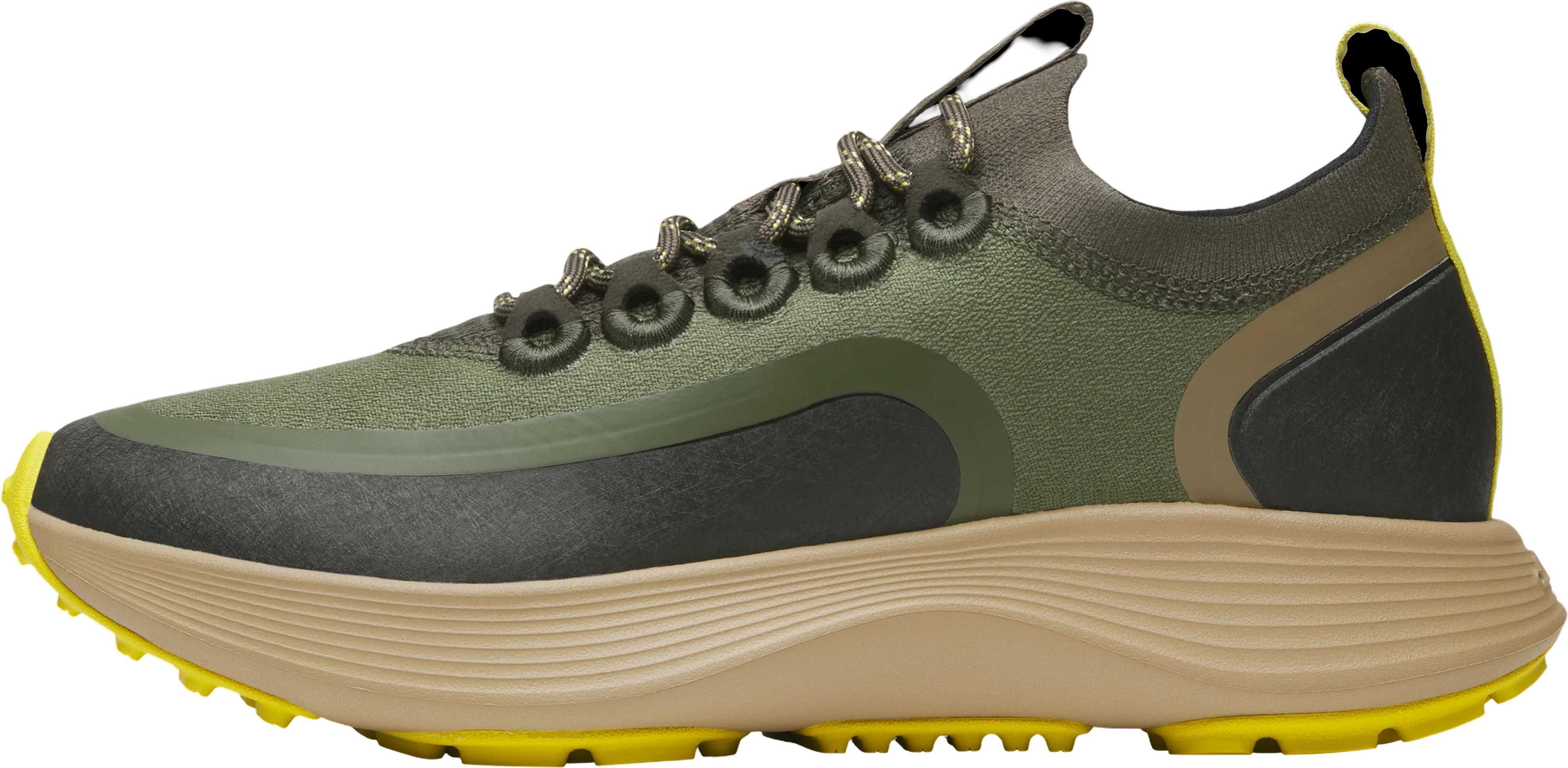 Rustic Green - Hazy Beige