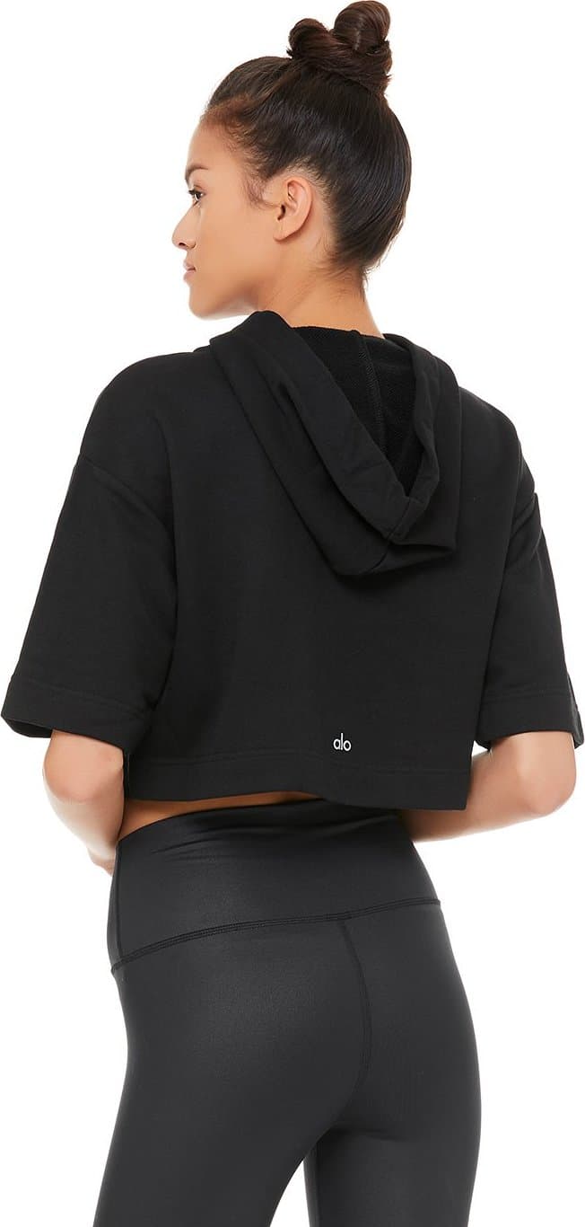 Product gallery image number 6 for product Air Land Ocean SS Crop Hoodie - Women's