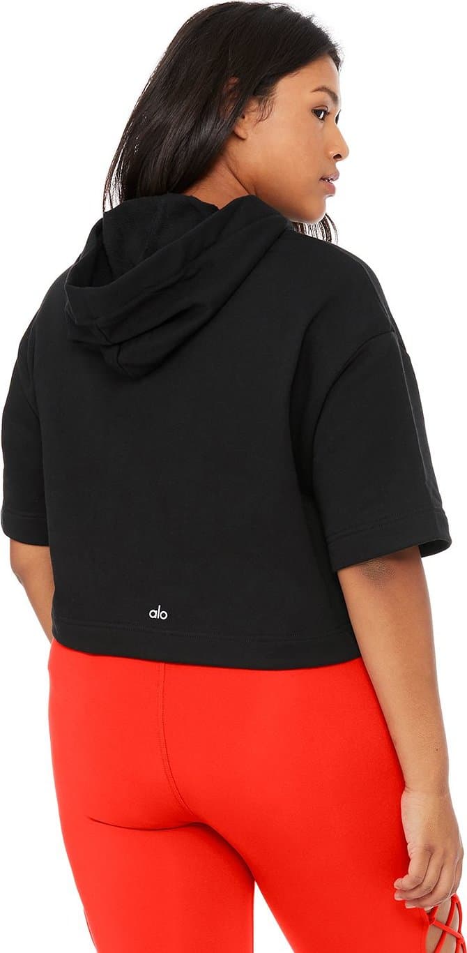 Product gallery image number 5 for product Air Land Ocean SS Crop Hoodie - Women's