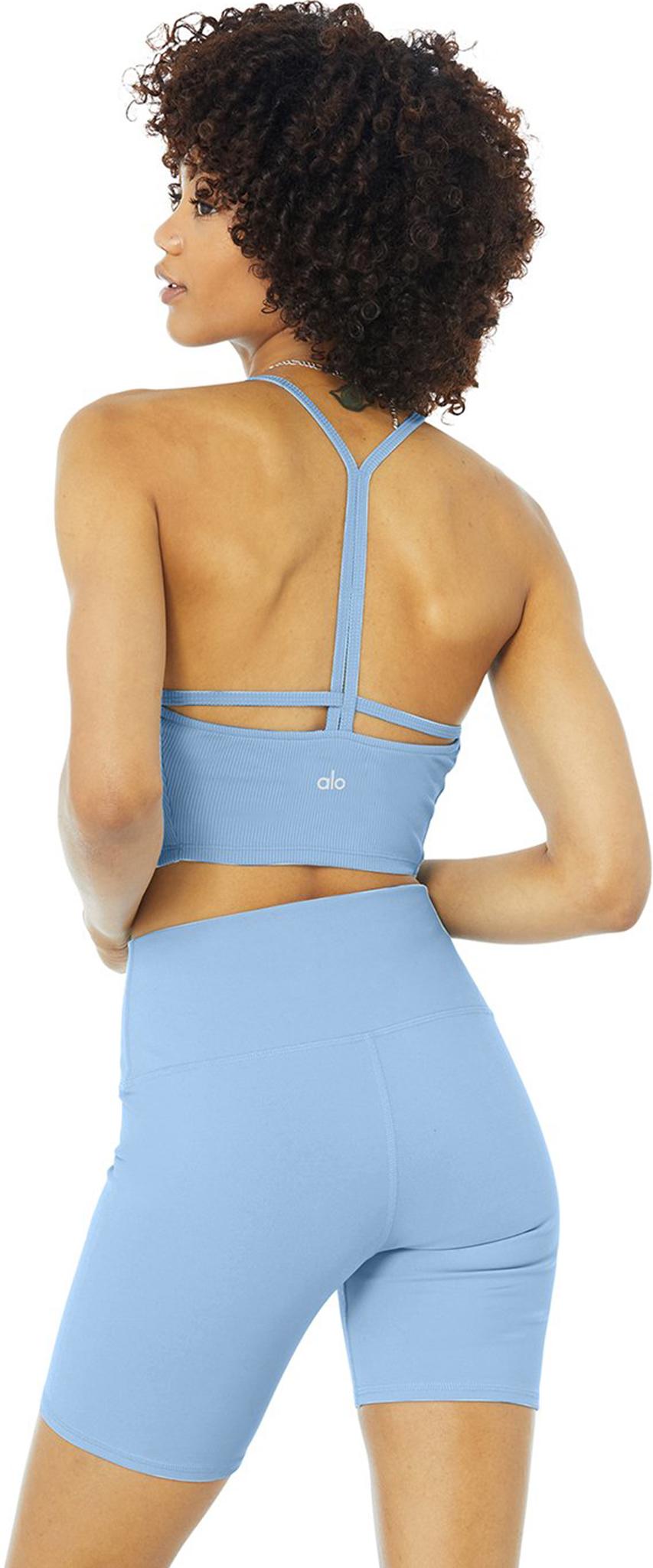 Product gallery image number 3 for product Alosoft Ribbed Crop Calm Tank - Women’s