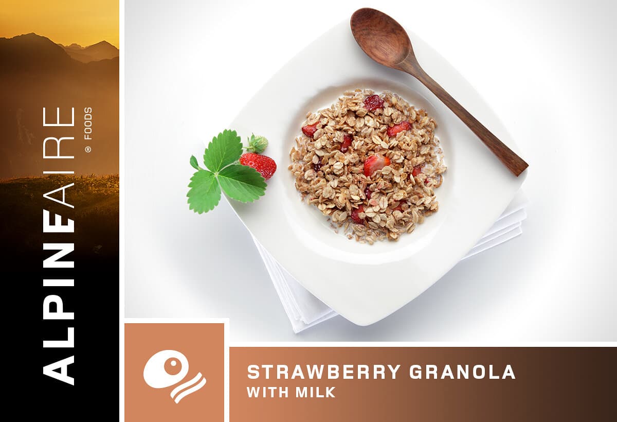 Product gallery image number 2 for product Strawberry Granola with Milk