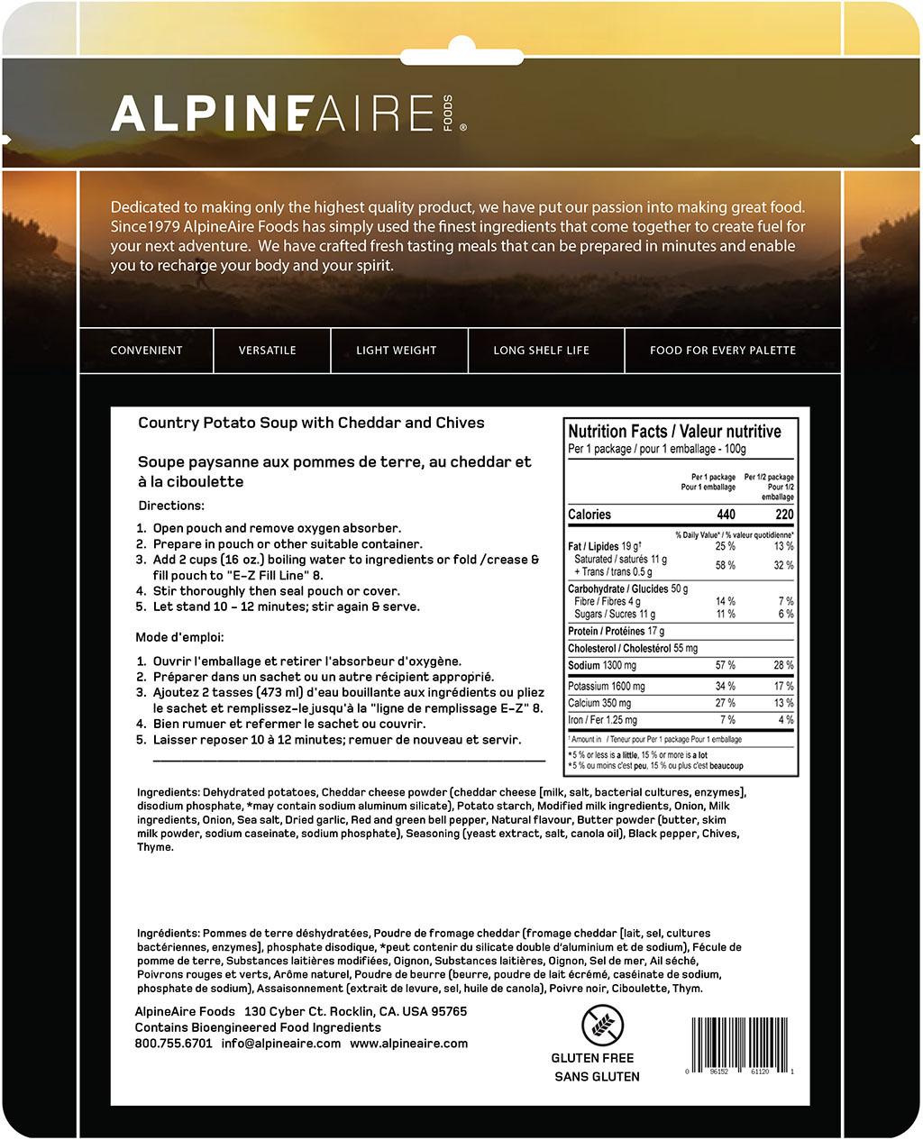 Product gallery image number 2 for product Country Potato Soup With Cheddar And Chives
