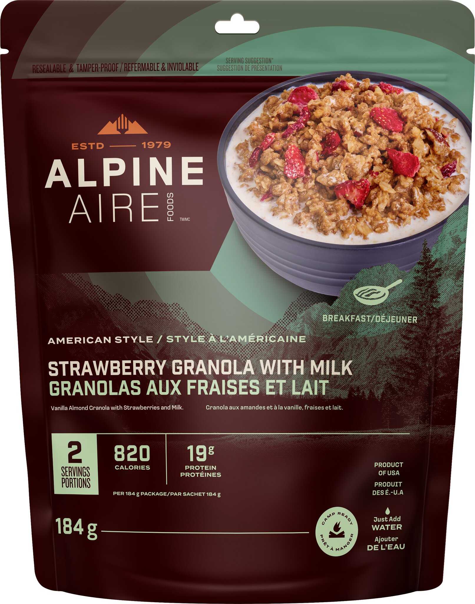 Product image for Strawberry Granola with Milk