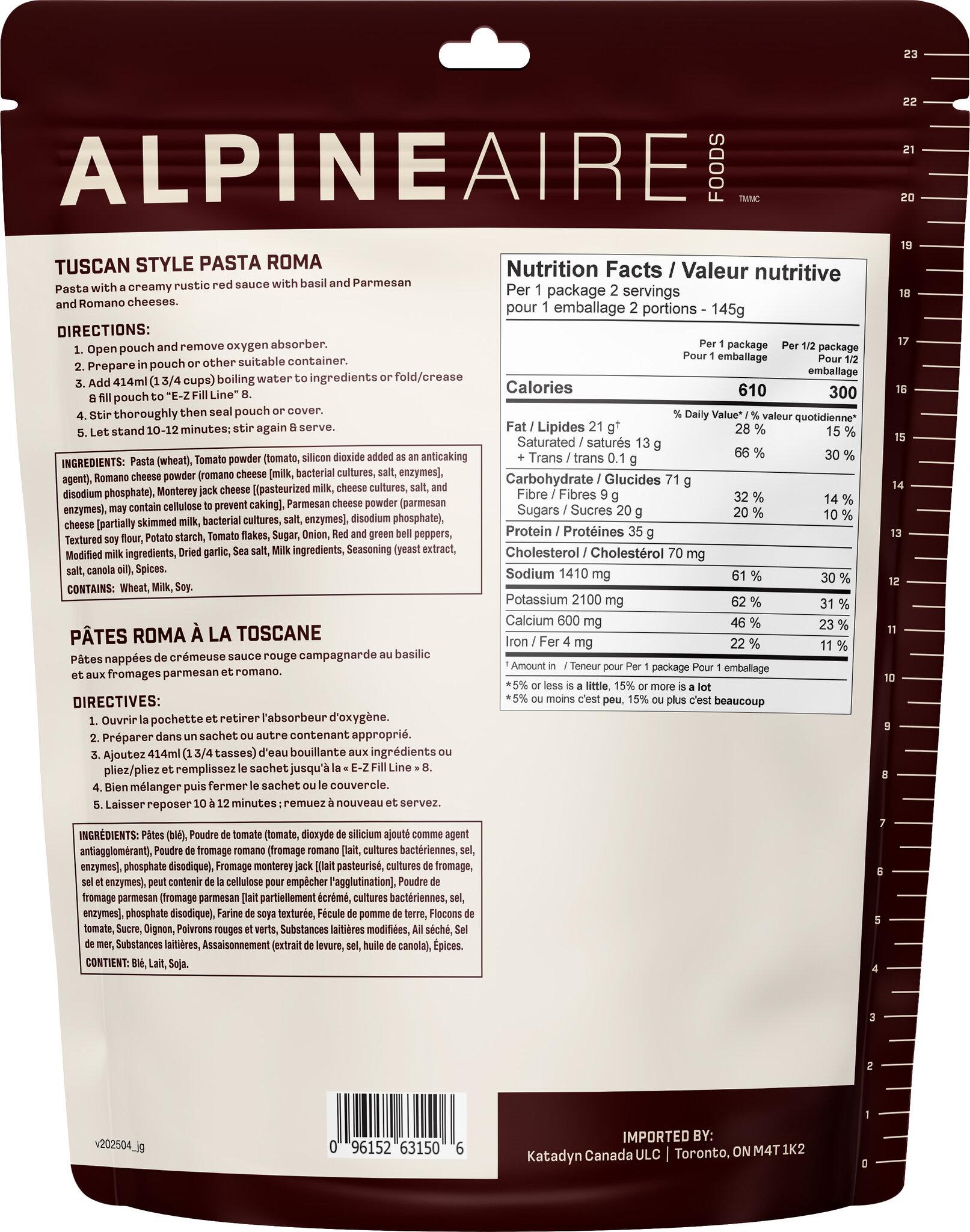 Numéro de l'image de la galerie de produits 2 pour le produit Pâtes roma à la toscane