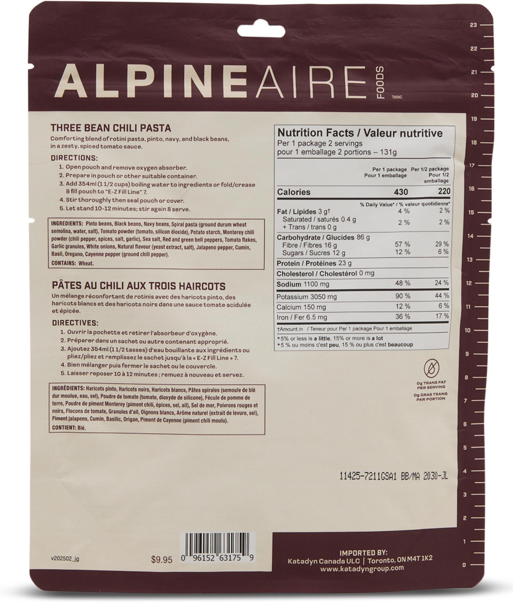 Product gallery image number 2 for product Three Bean Chili Pasta