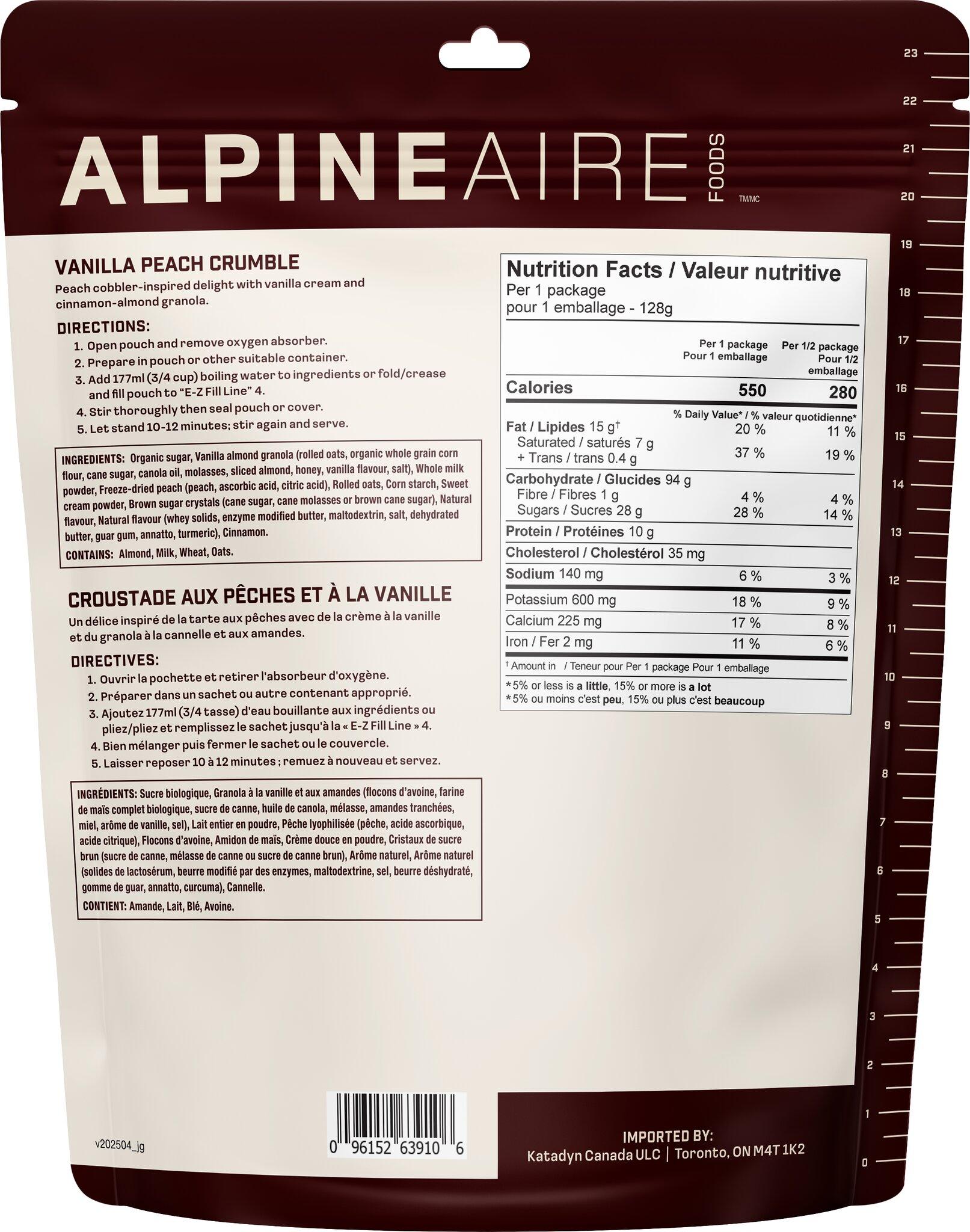 Product gallery image number 2 for product Vanilla Peach Crumble