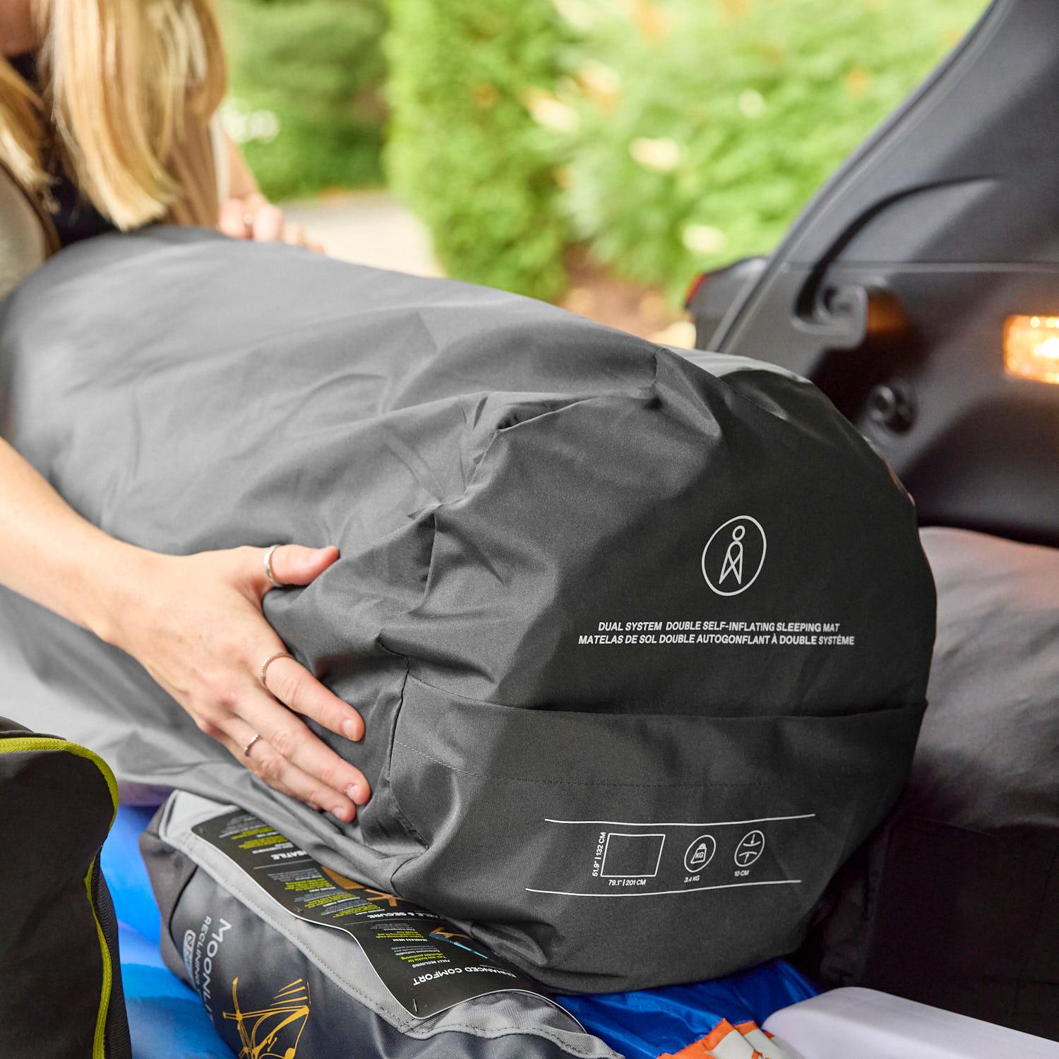 Product gallery image number 6 for product Self-Inflating 10cm Double Wide Sleeping Mat