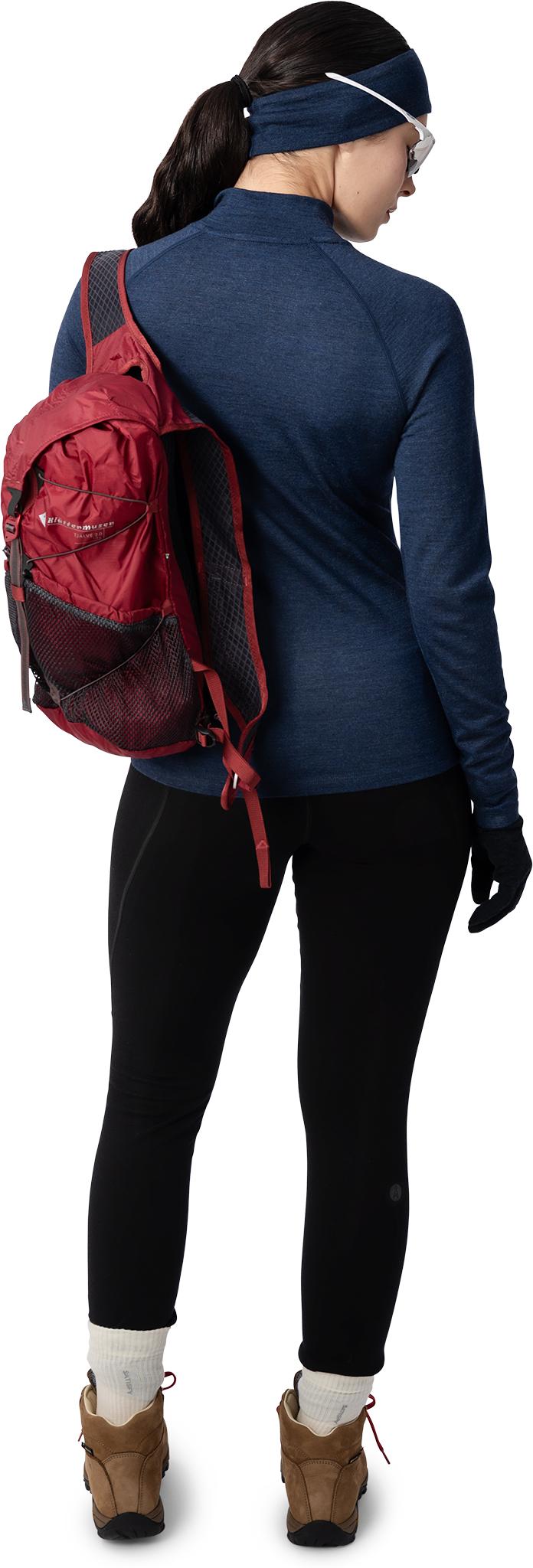 Numéro de l'image de la galerie de produits 4 pour le produit Haut couche de base à glissière un quart en mérinos 250 - Femme