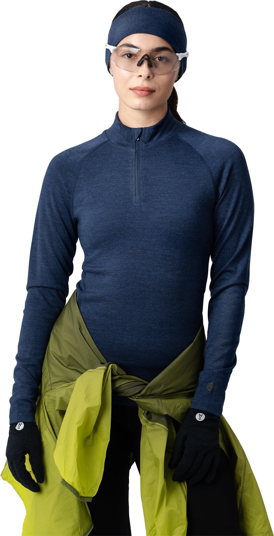 Numéro de l'image de la galerie de produits 5 pour le produit Haut couche de base à glissière un quart en mérinos 250 - Femme