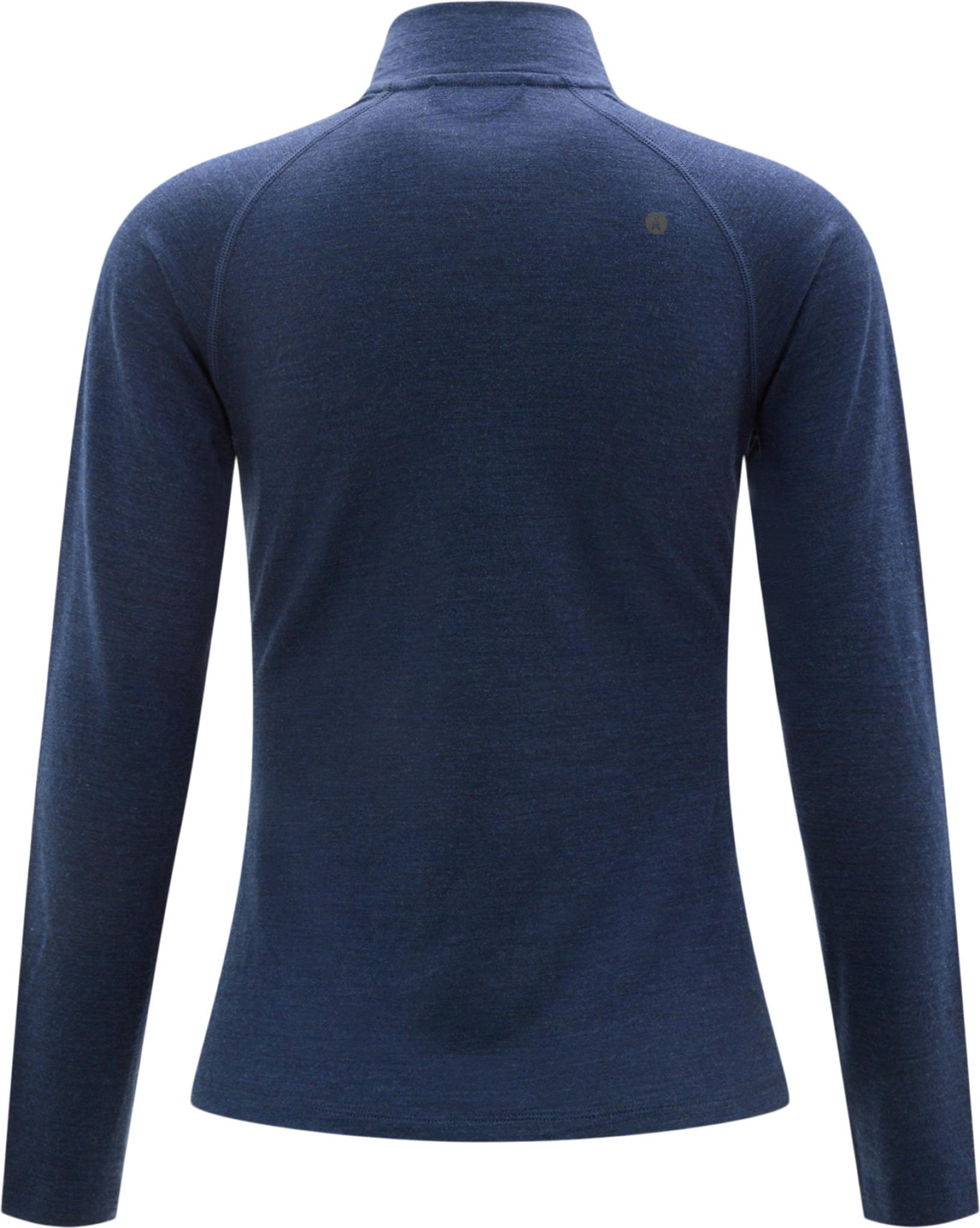 Numéro de l'image de la galerie de produits 2 pour le produit Haut couche de base à glissière un quart en mérinos 250 - Femme