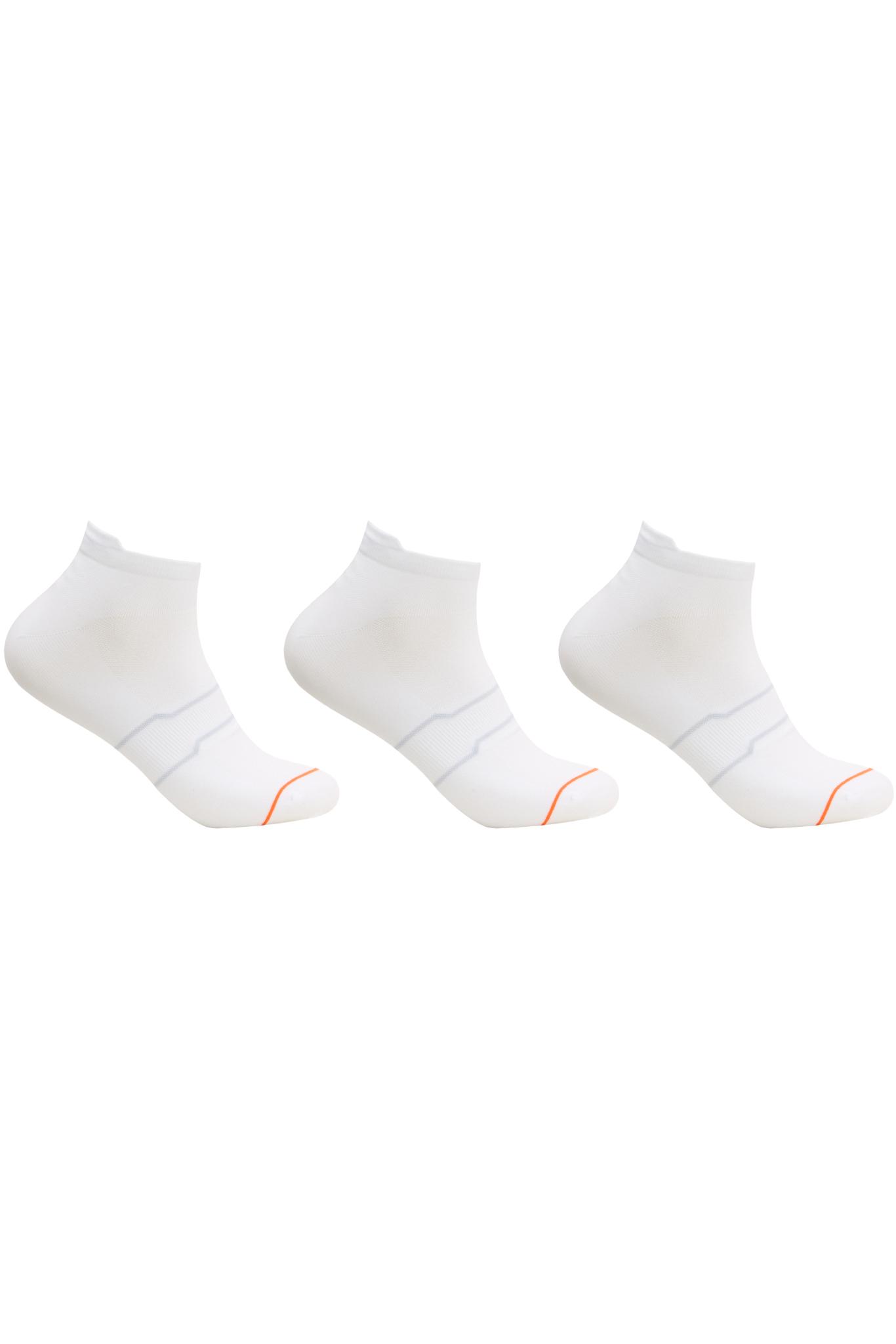 Product image for Nylon Performance Ankle Socks Cushionless 3-pack - Unisex